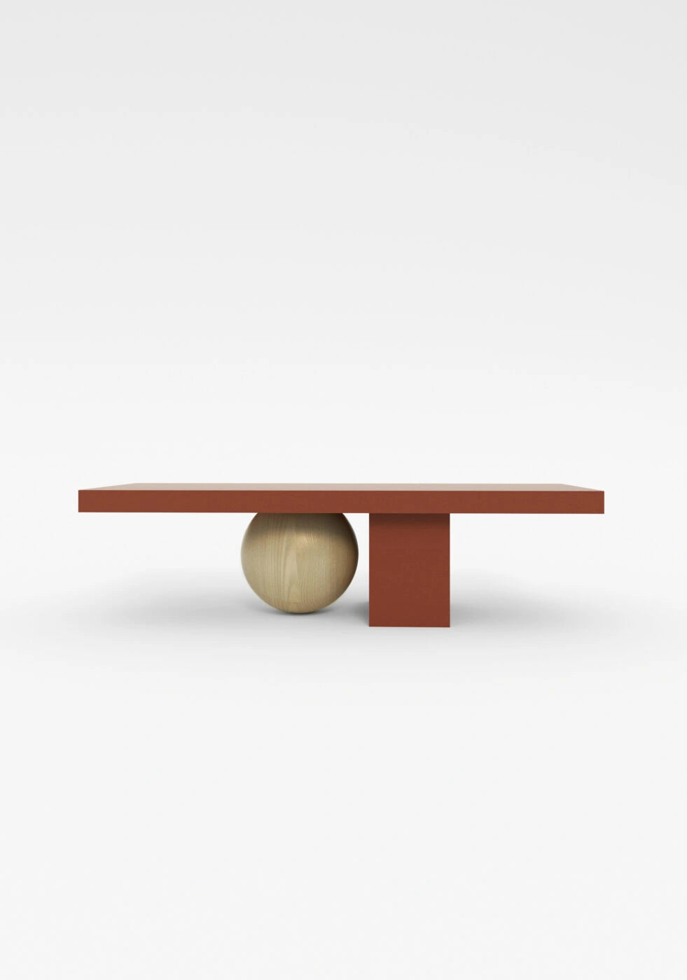 Koffietafel MOORT staal en hout