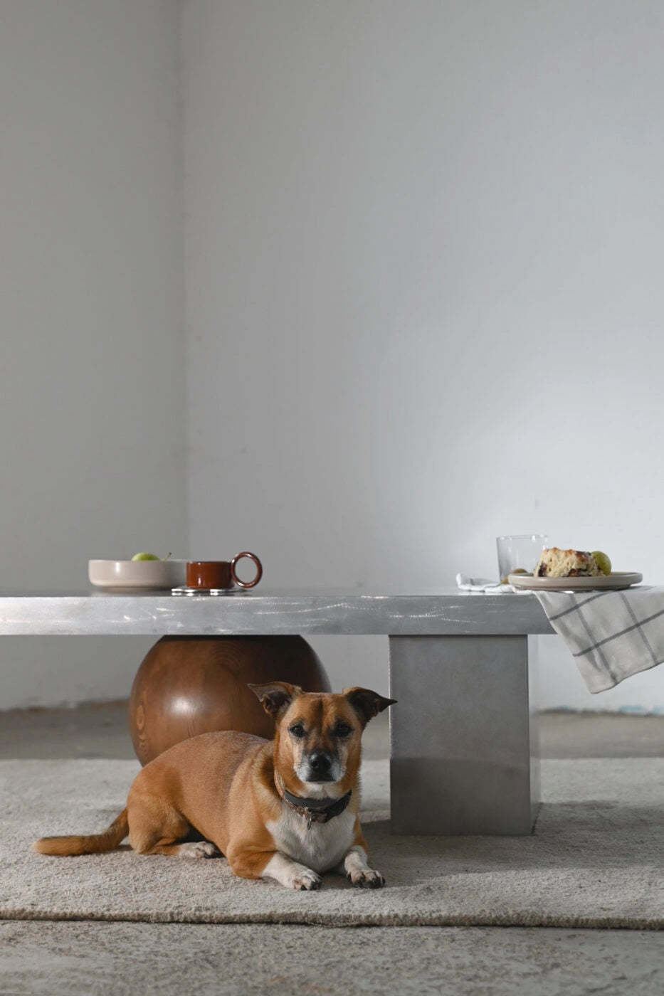 Koffietafel MOORT staal en hout