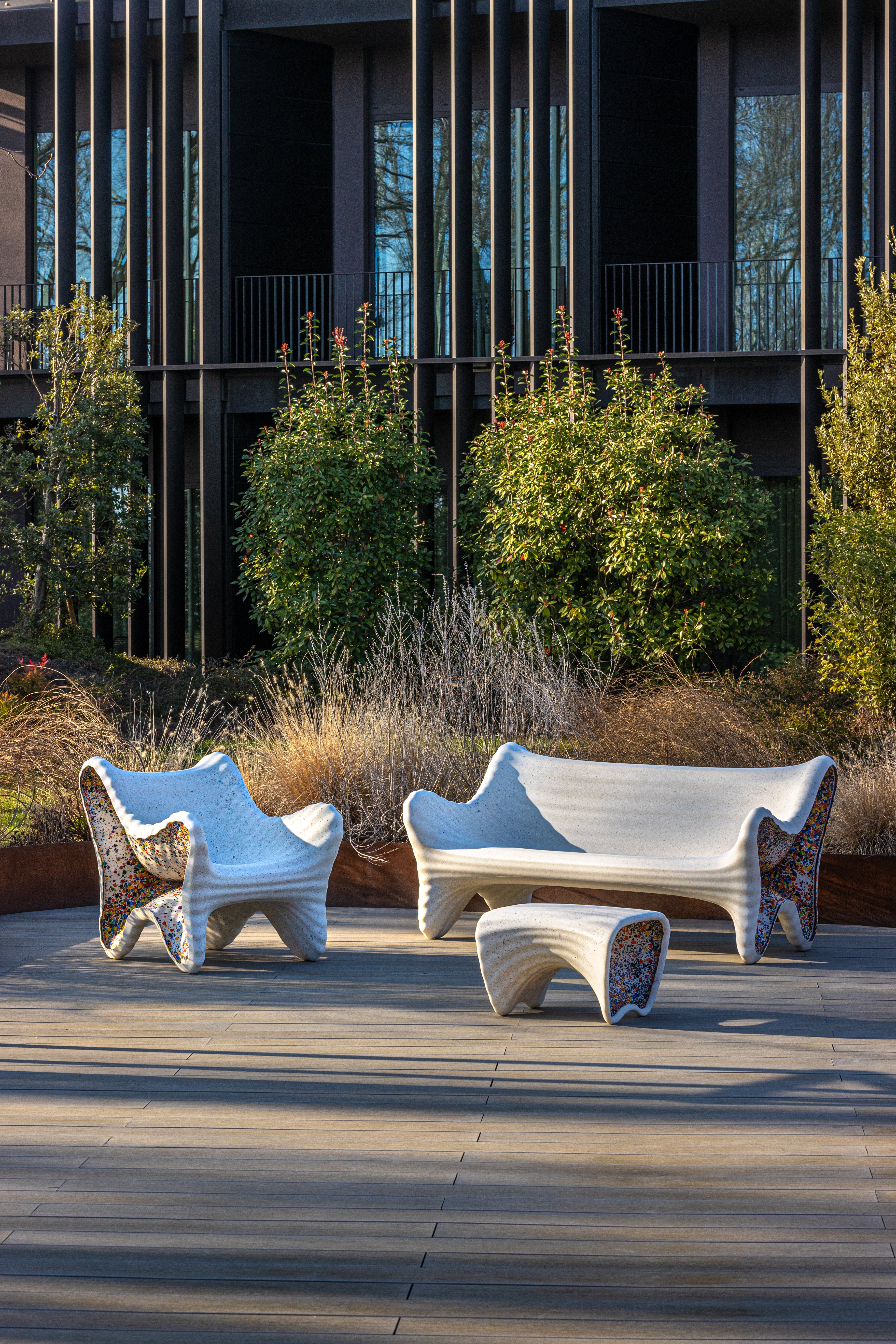 IN-SIDE terracotta garden sofa