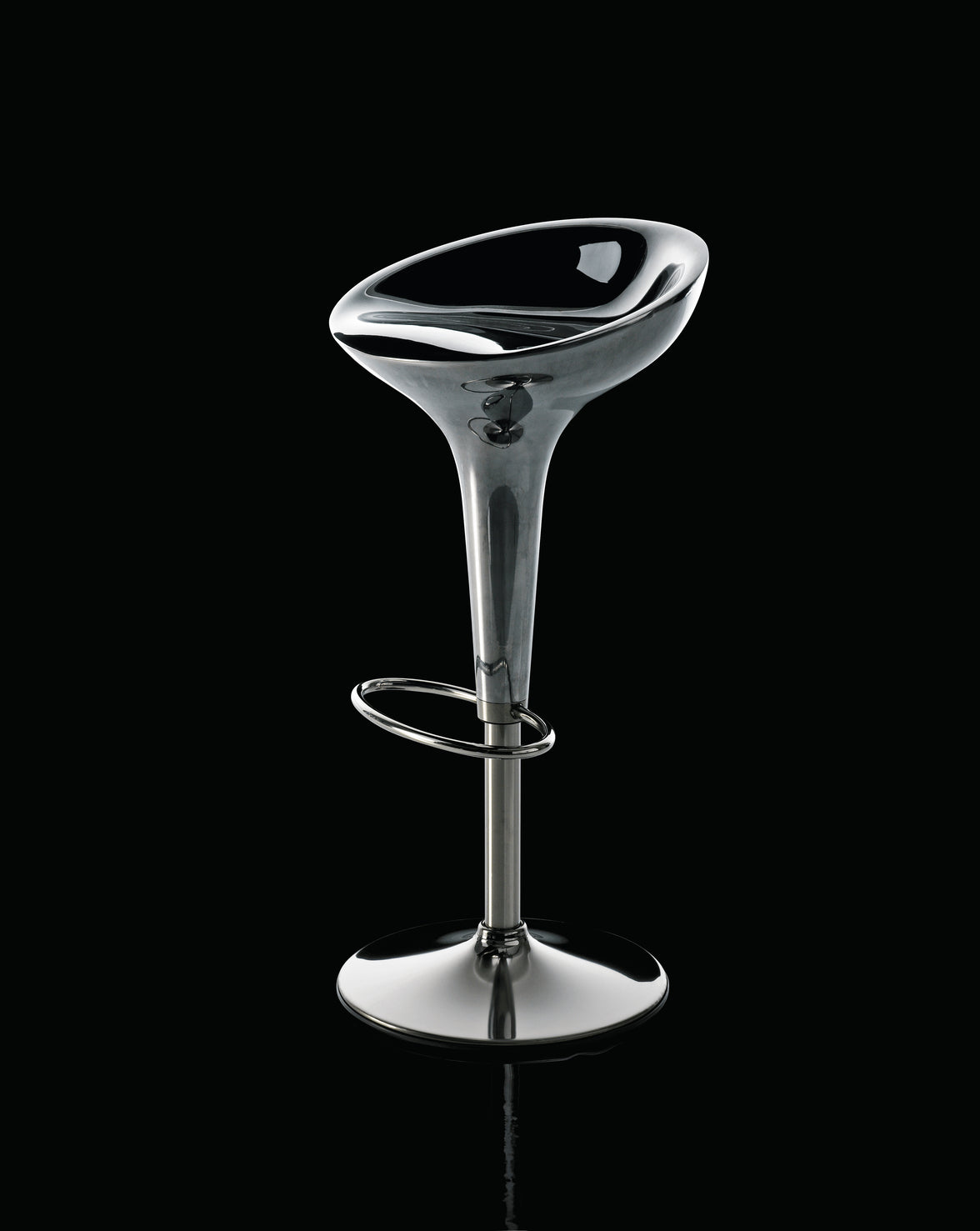 AI BOMBO bar stool with adjustable steel base