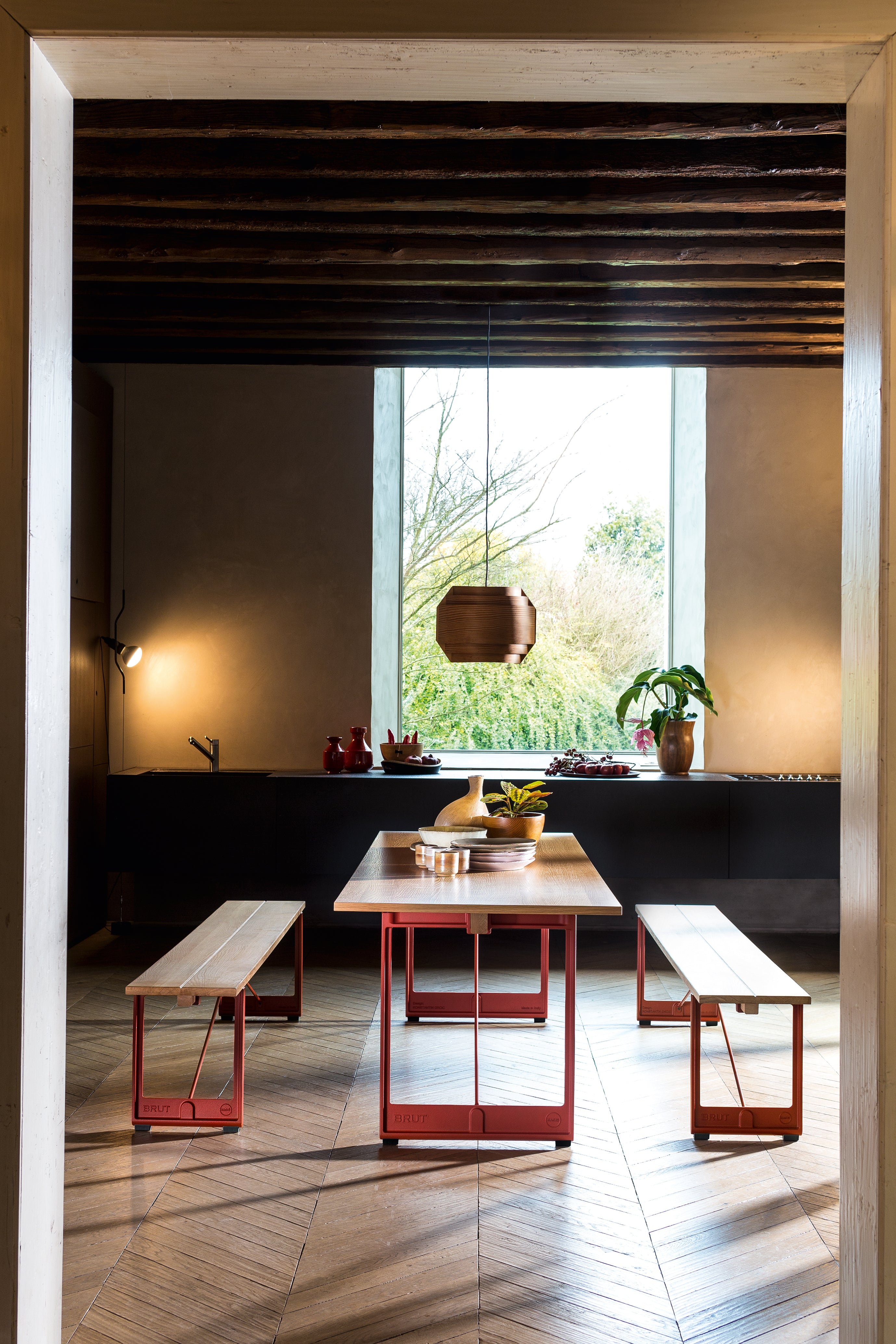 Tafel BRUT rode basis