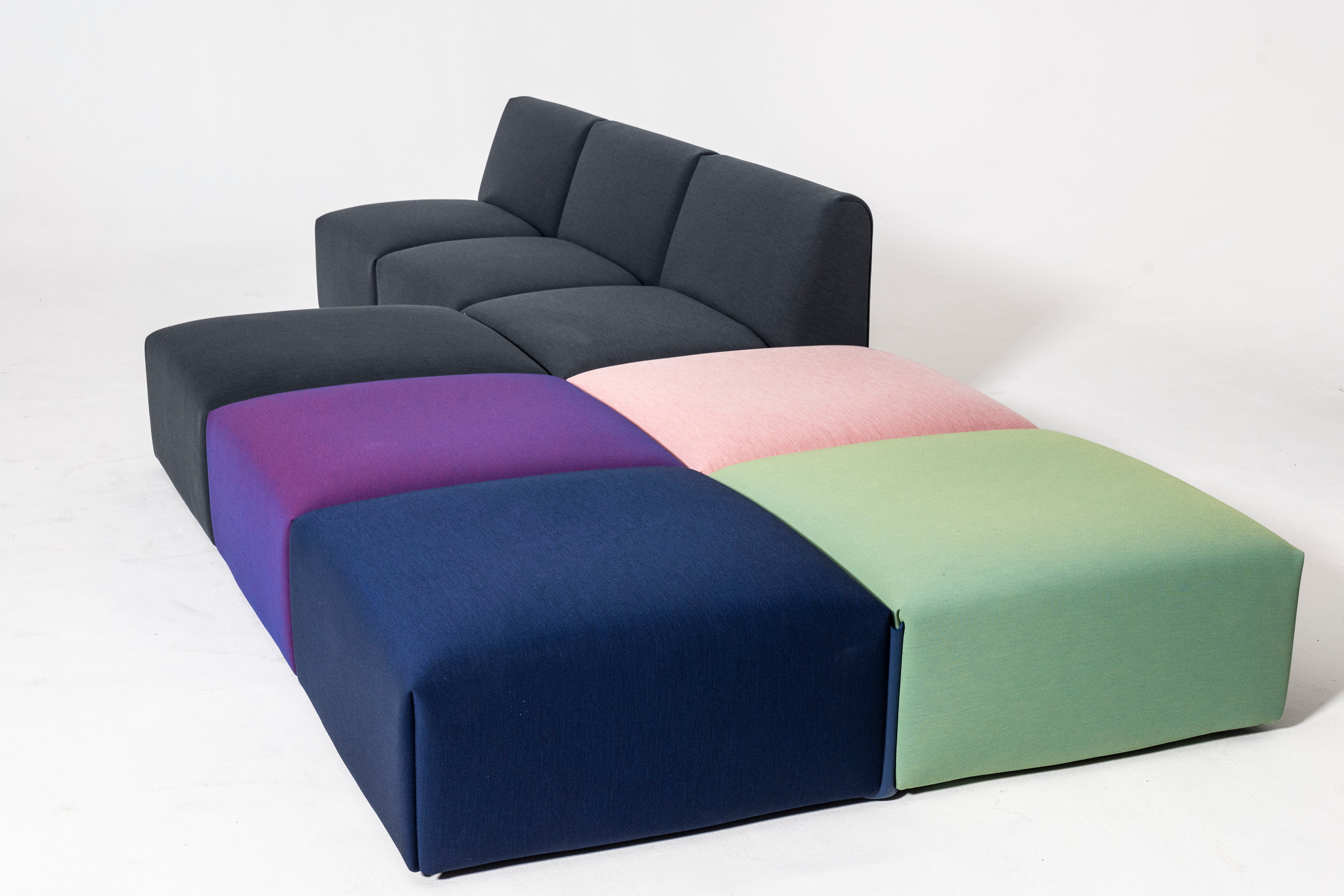 Otomana COSTUME gestoffeerd