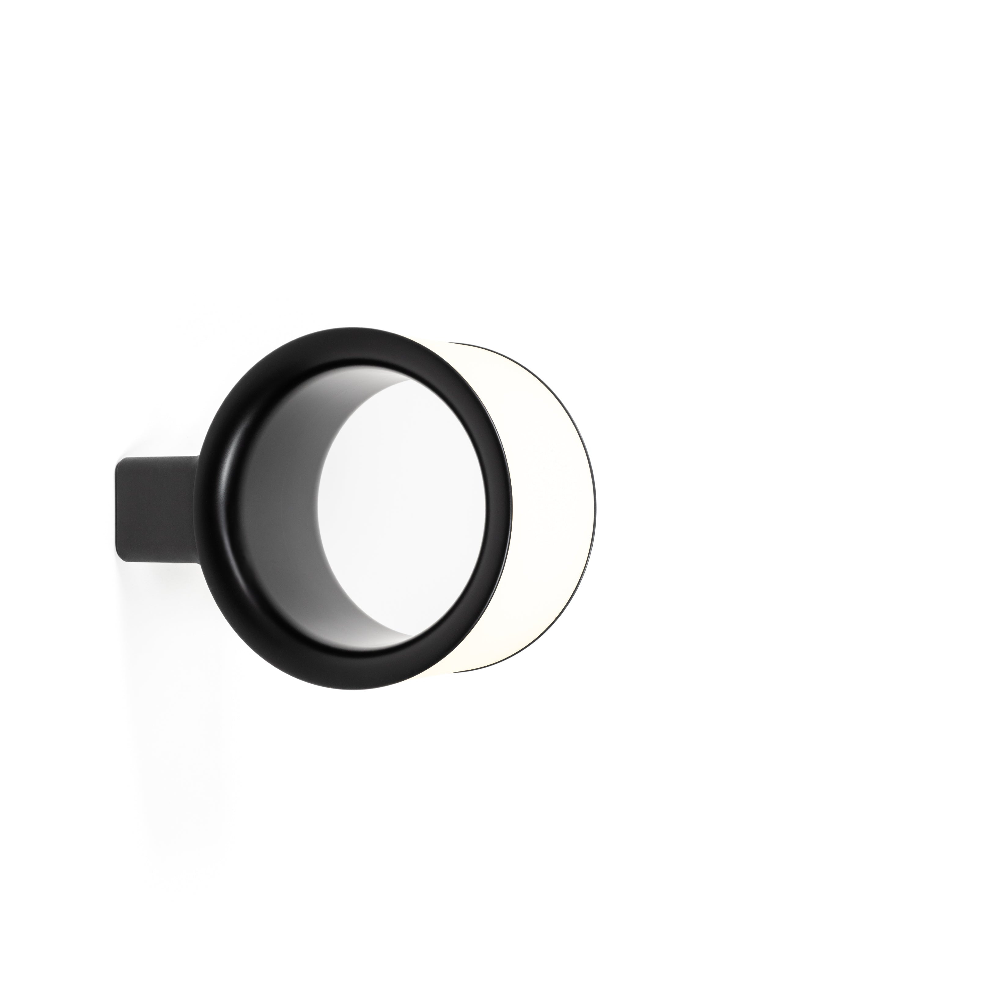 Wandlamp LOST zwart met wit