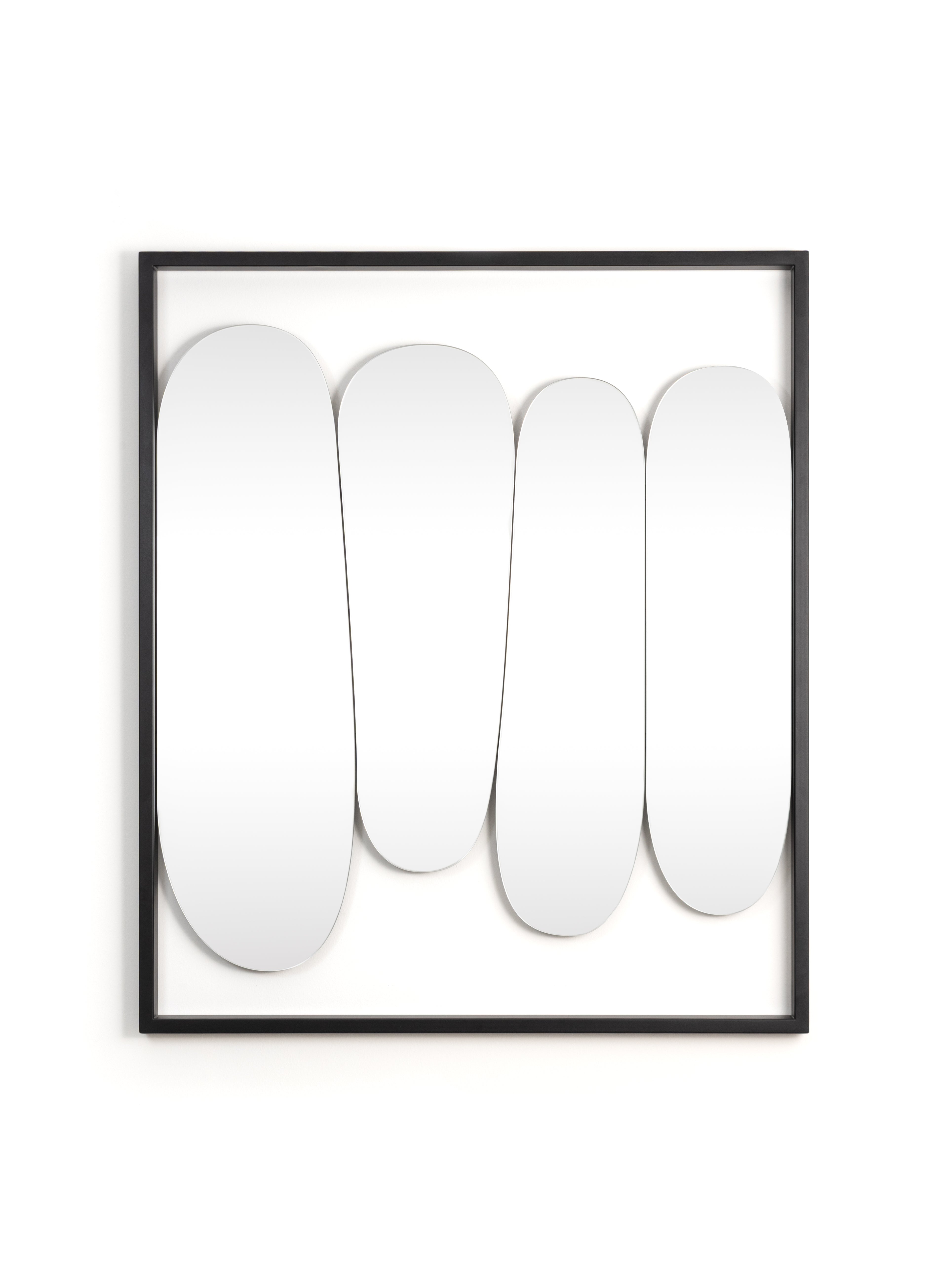 MORPHED Wandspiegel schwarz