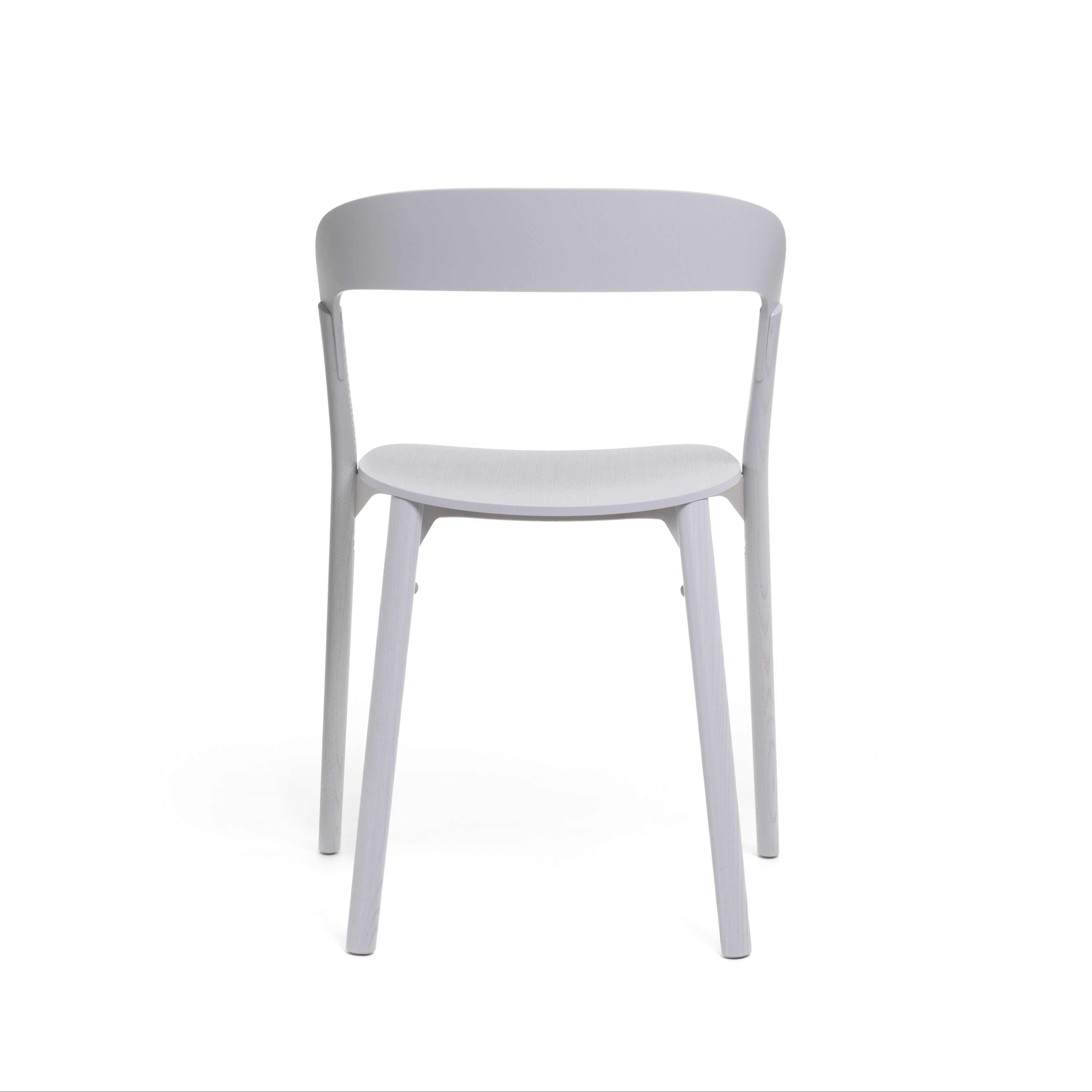 Stoel PILA grijs esdoornhout