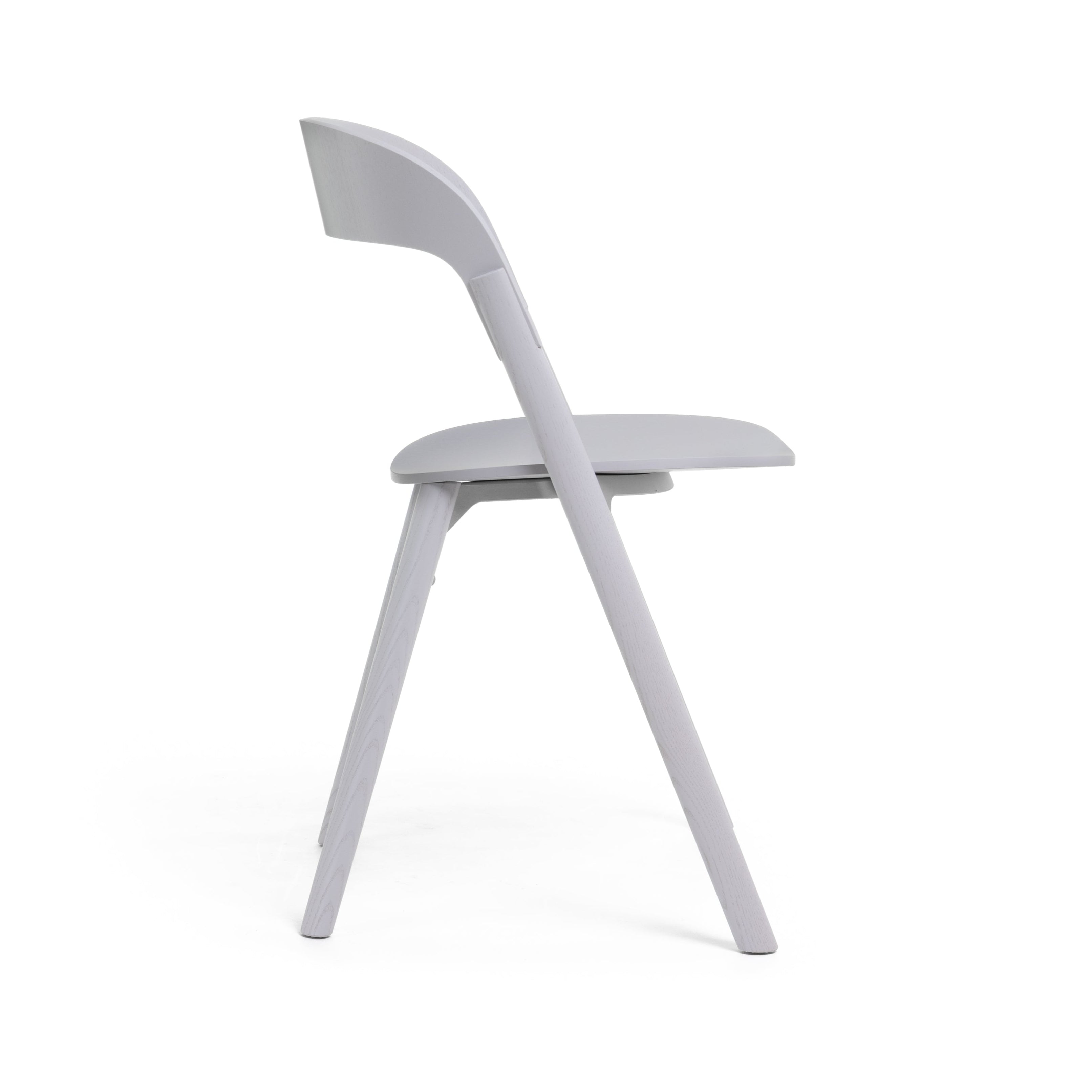 Stoel PILA grijs esdoornhout