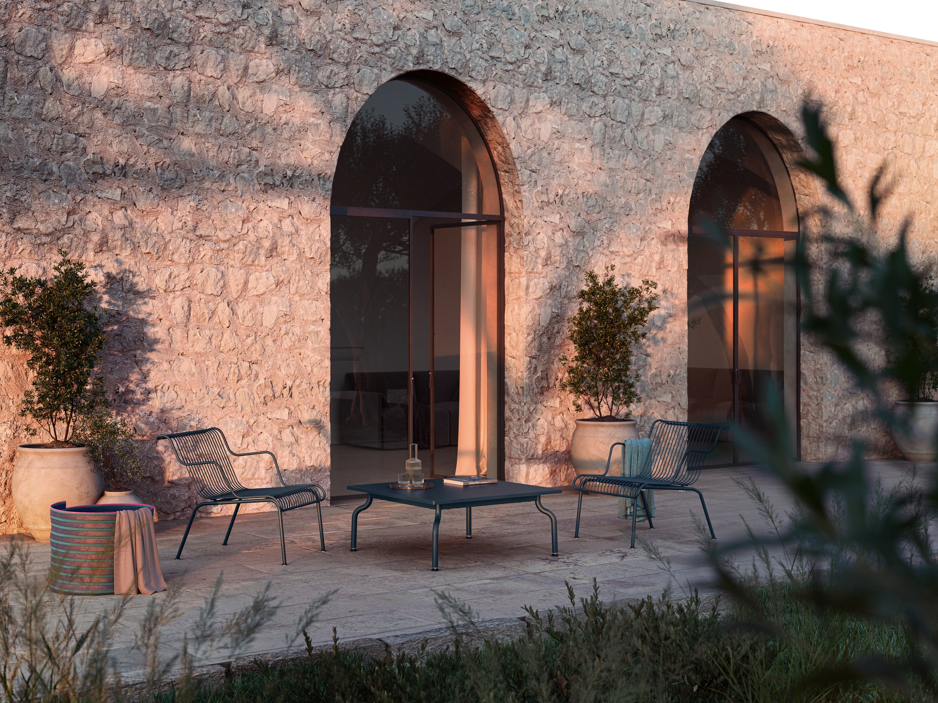 SOUTH orange garden armchair