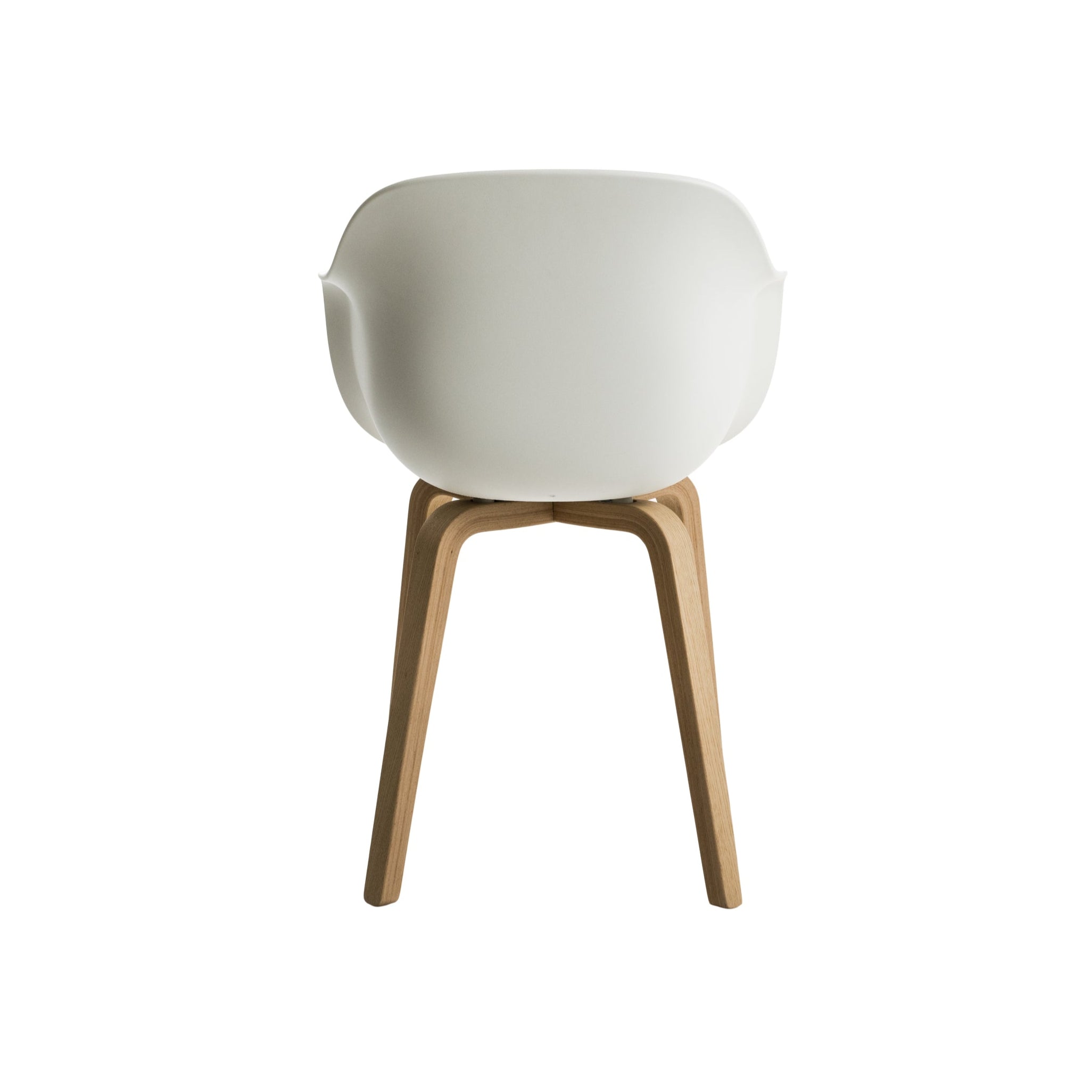 SUBSTANCE armchair in white with an ash base