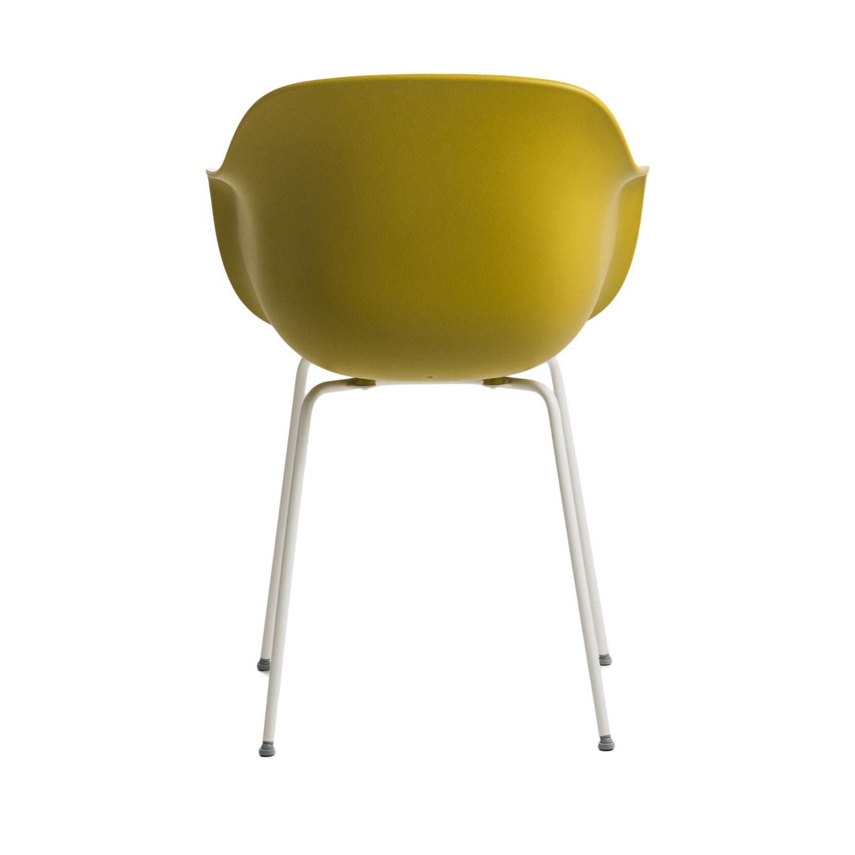 SUBSTANCE gelber Sessel mit Metallgestell