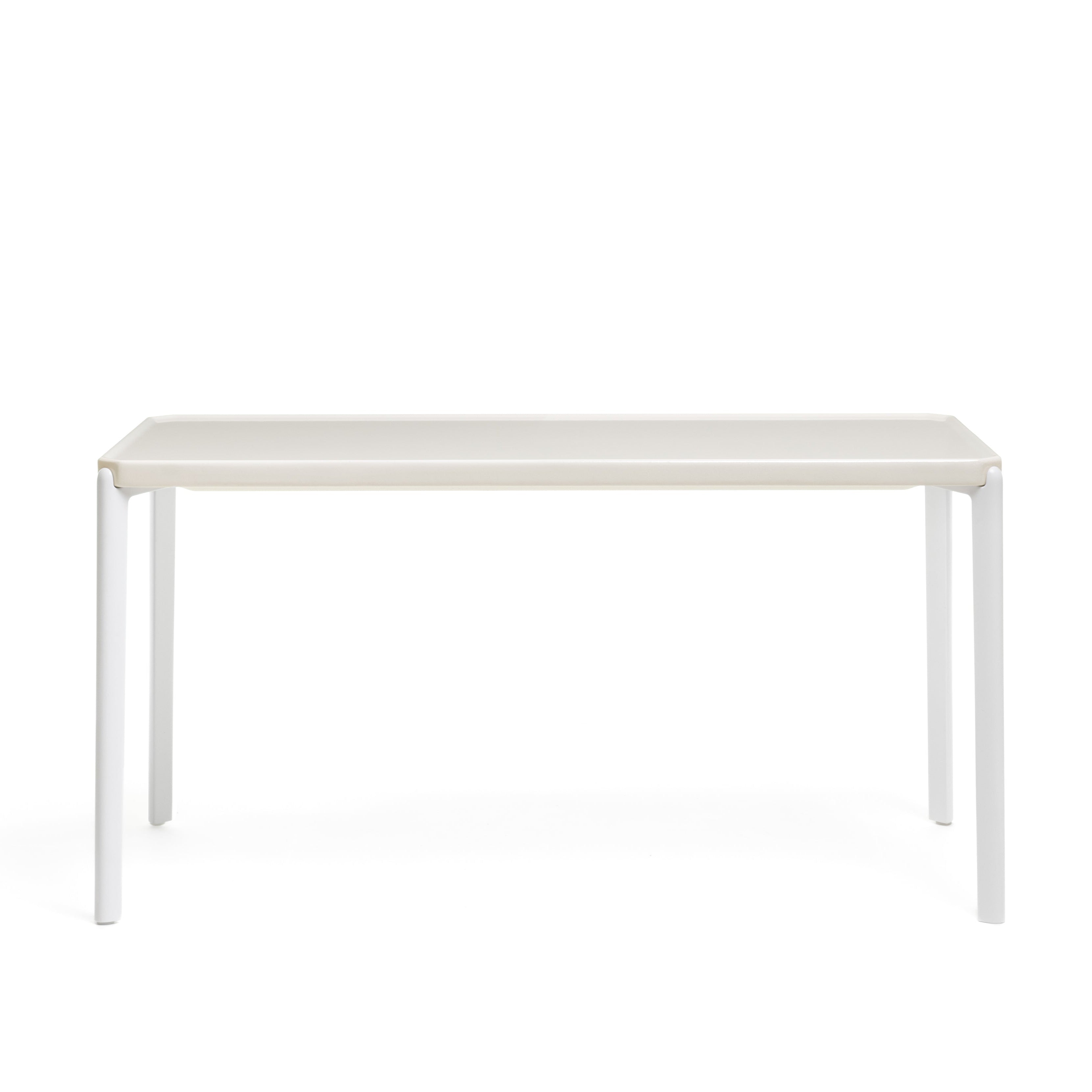 Couchtisch TAMBOUR cremefarbener Beton