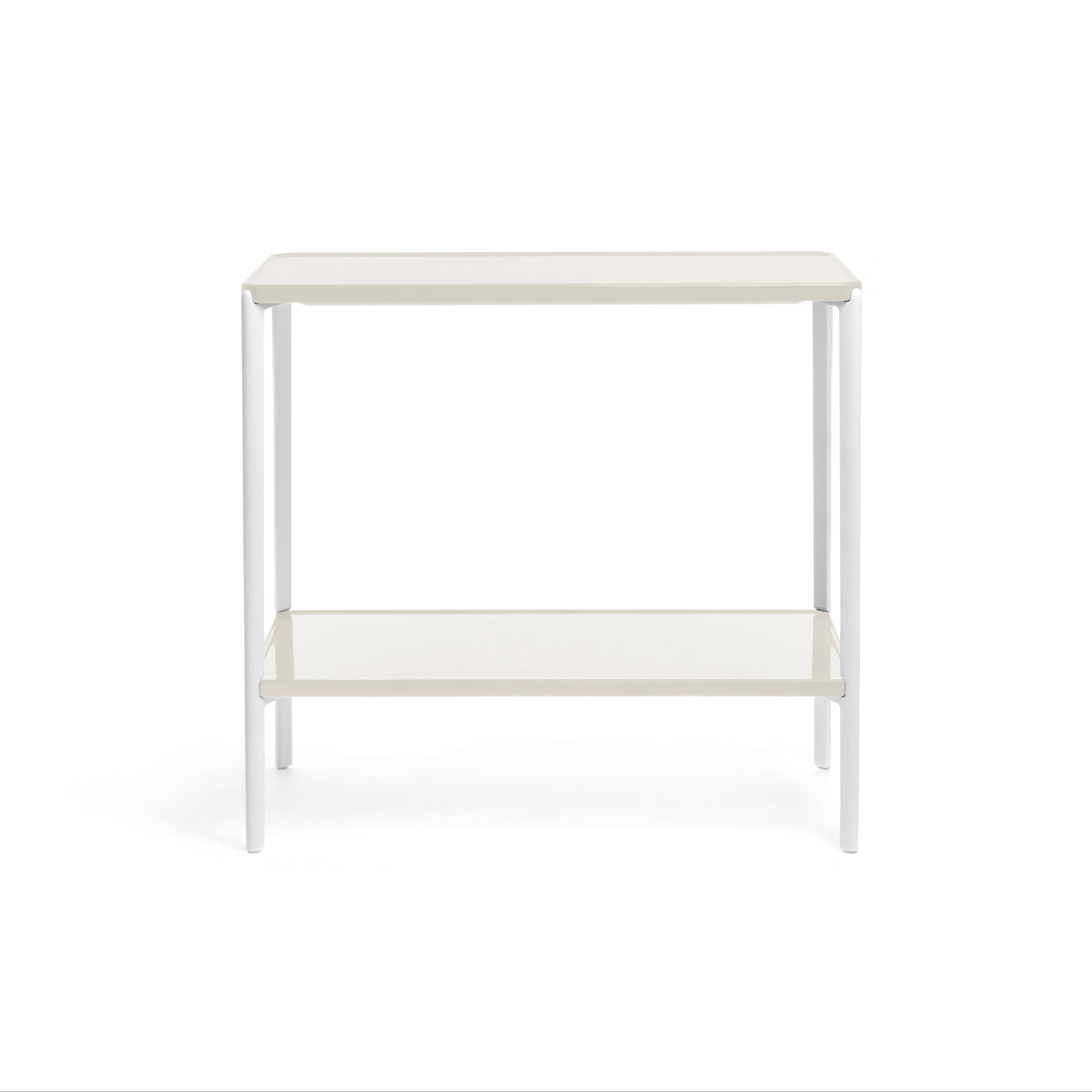 TAMBOUR cream concrete shelf