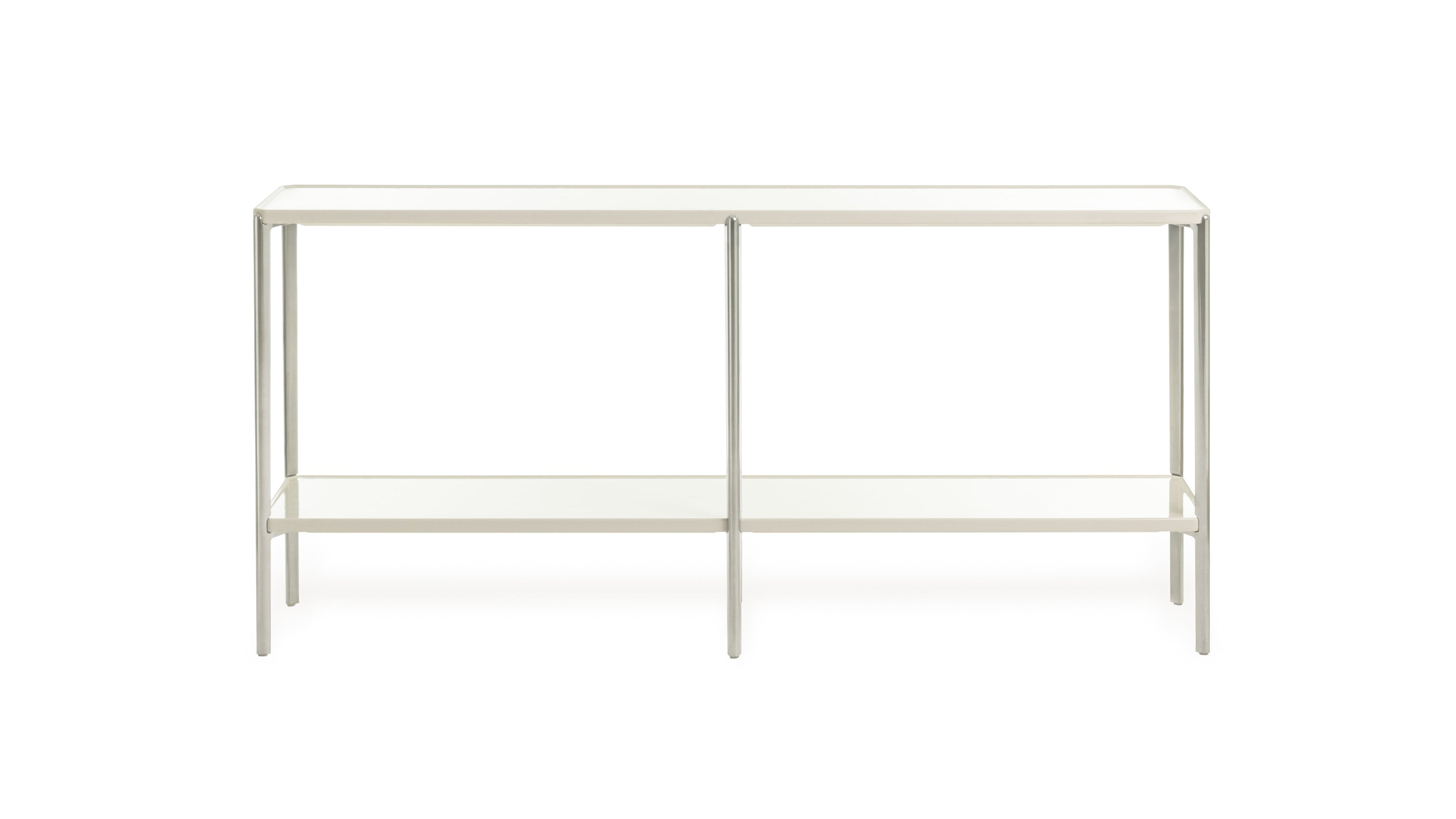 Double shelf TAMBOUR cream concrete