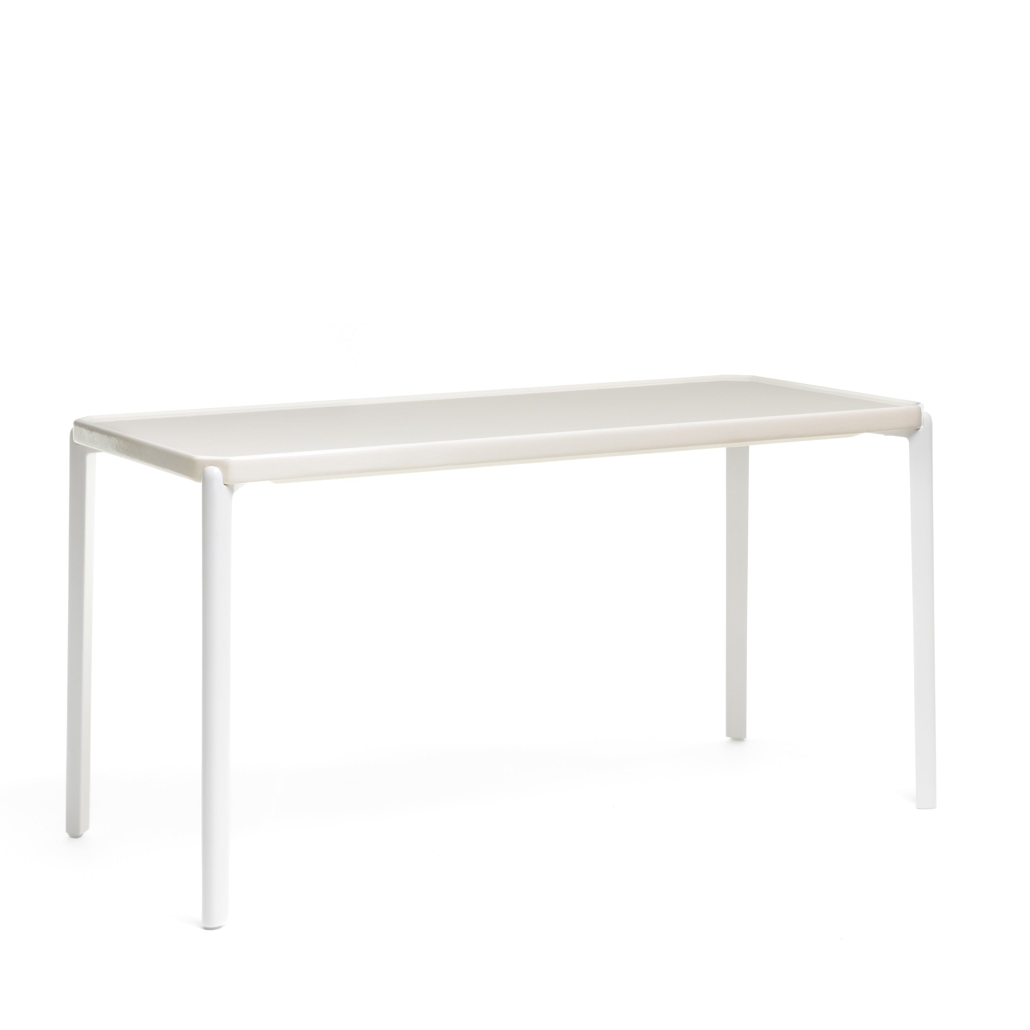 Couchtisch TAMBOUR cremefarbener Beton