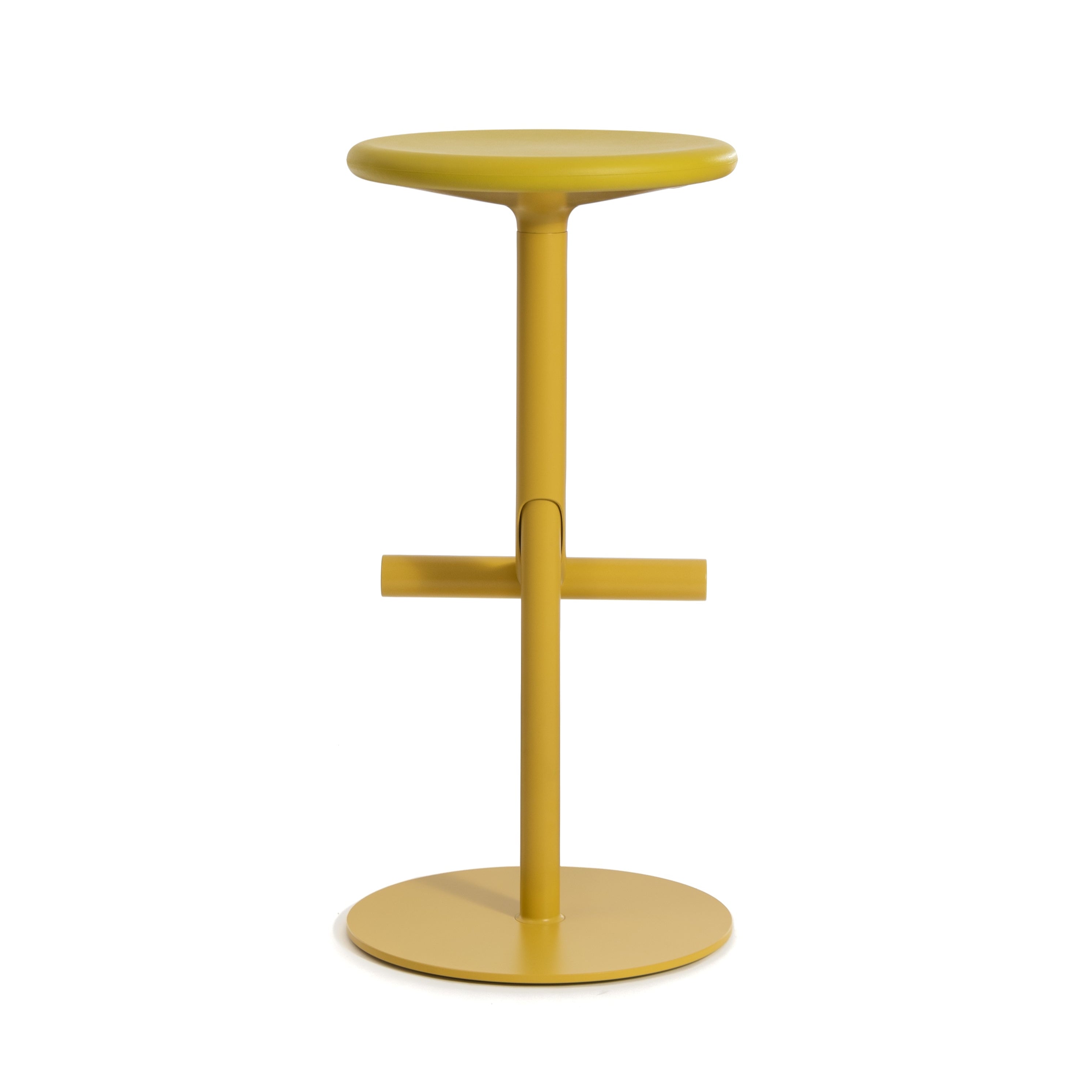 Draaibare kruk TIBU geel