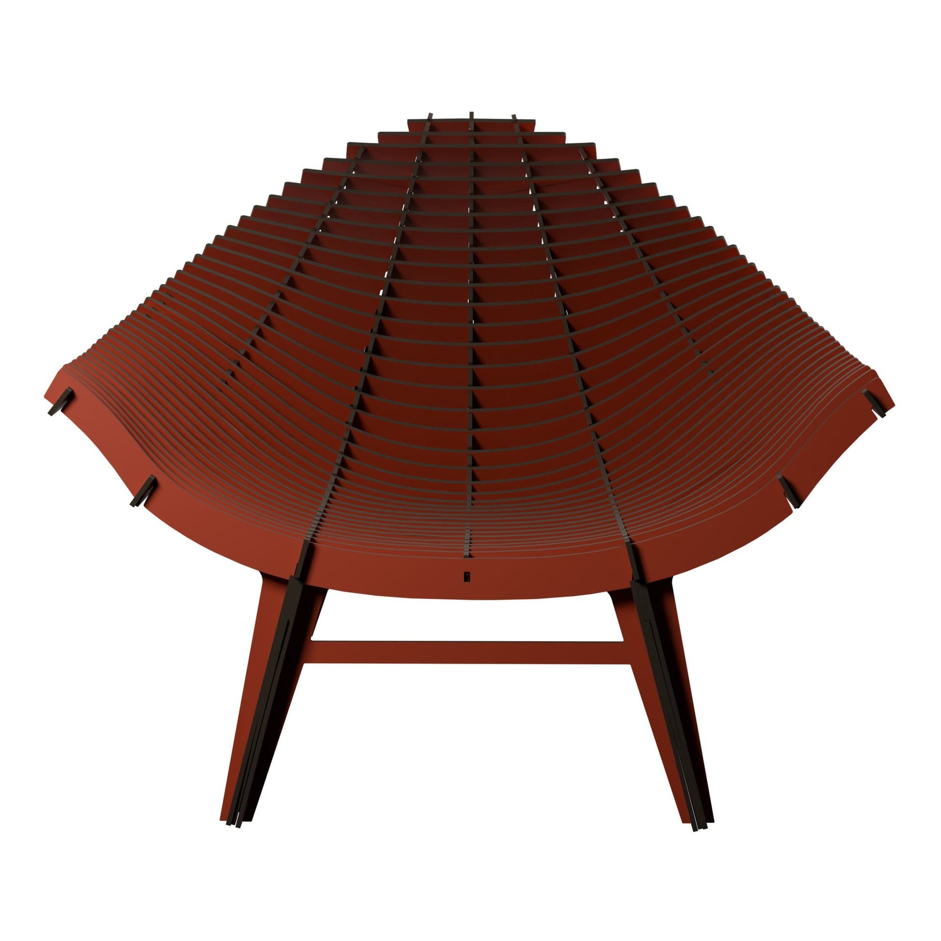 Buitenstoel MANTA in oranje