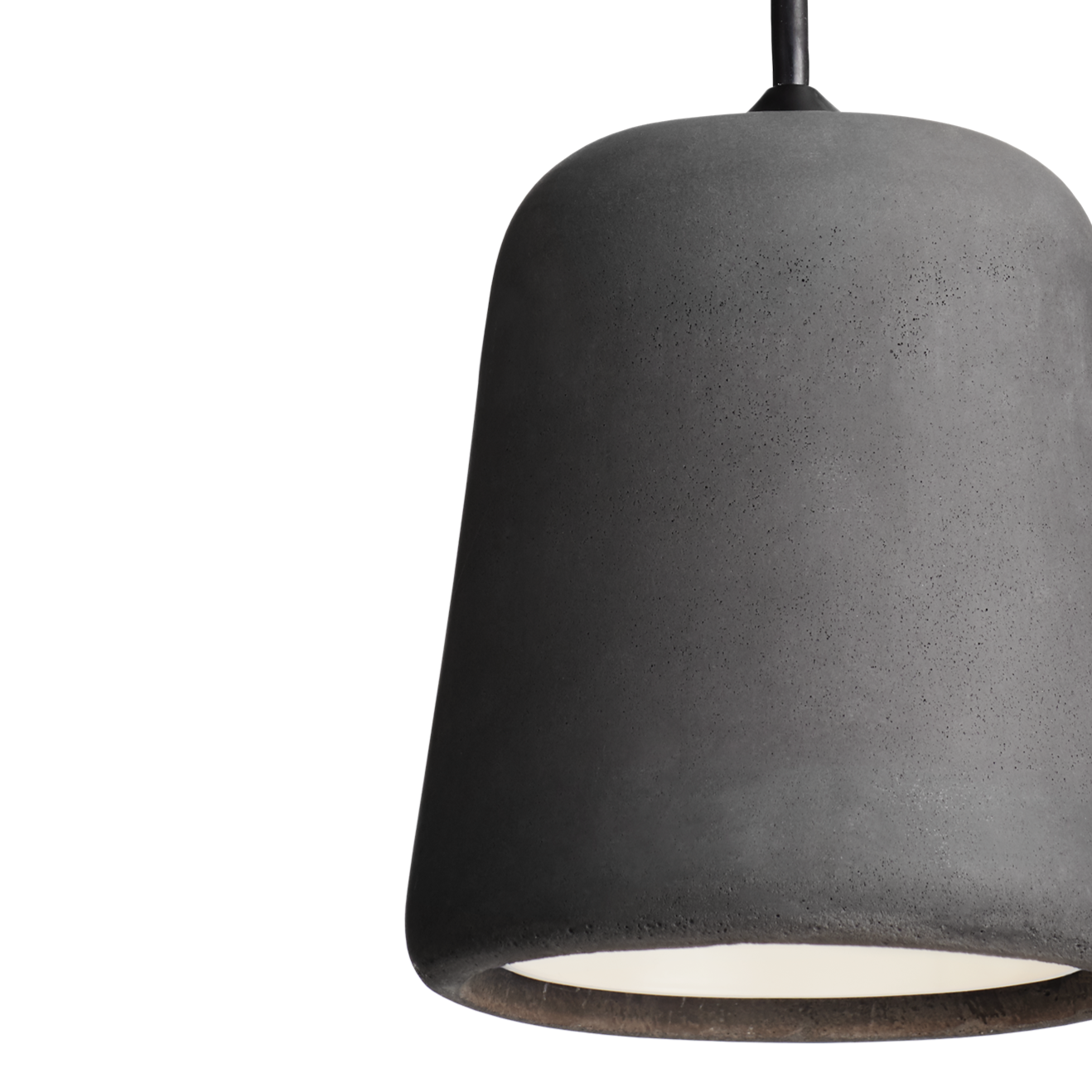 Lampa wisząca MATERIAL ciemny cement – beton