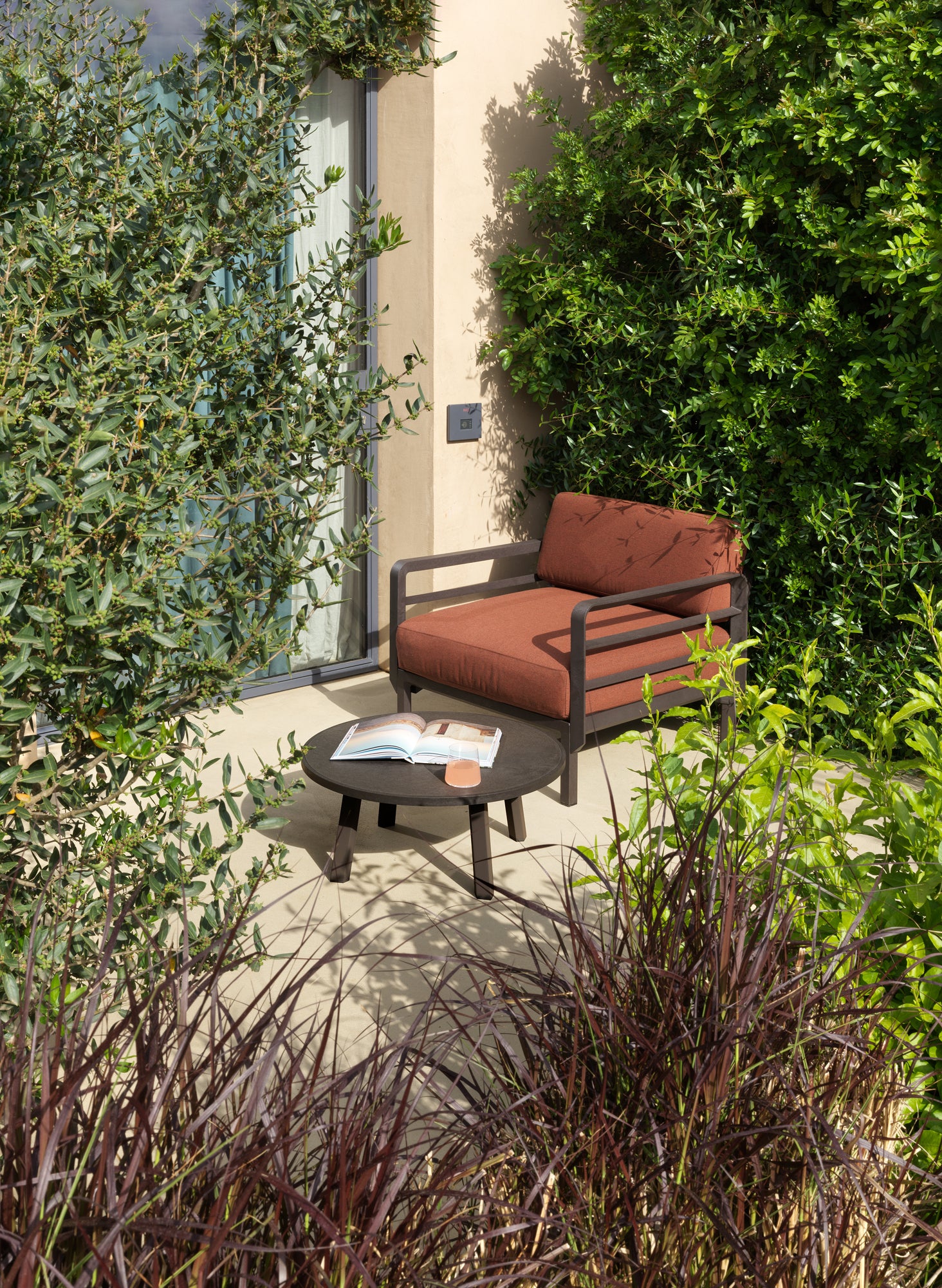 Runder Außentisch MAXIMO Kreide