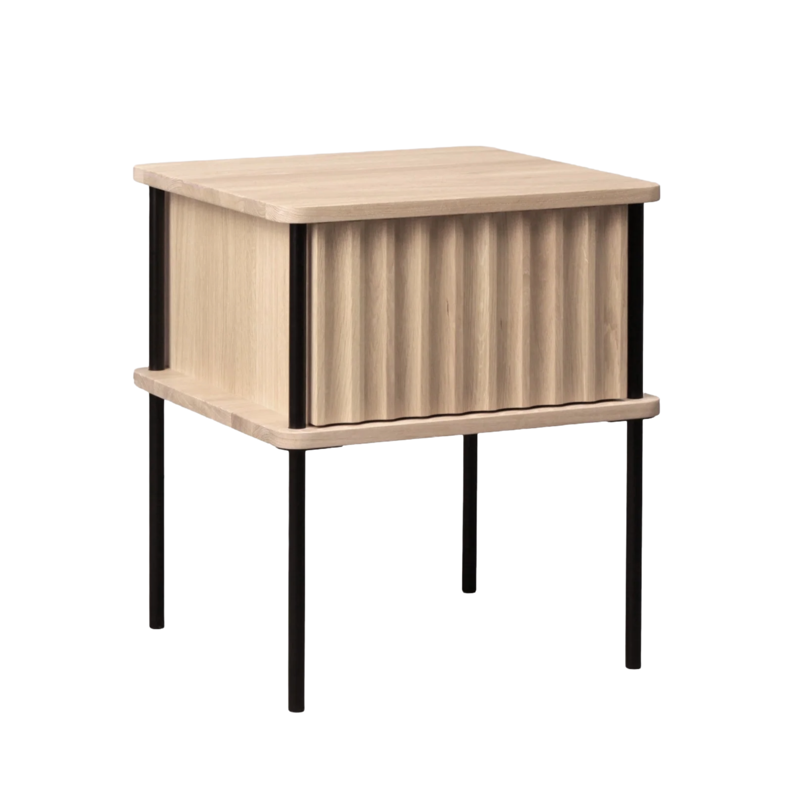 Nachtkastje MAYA gebleekt eikenhout