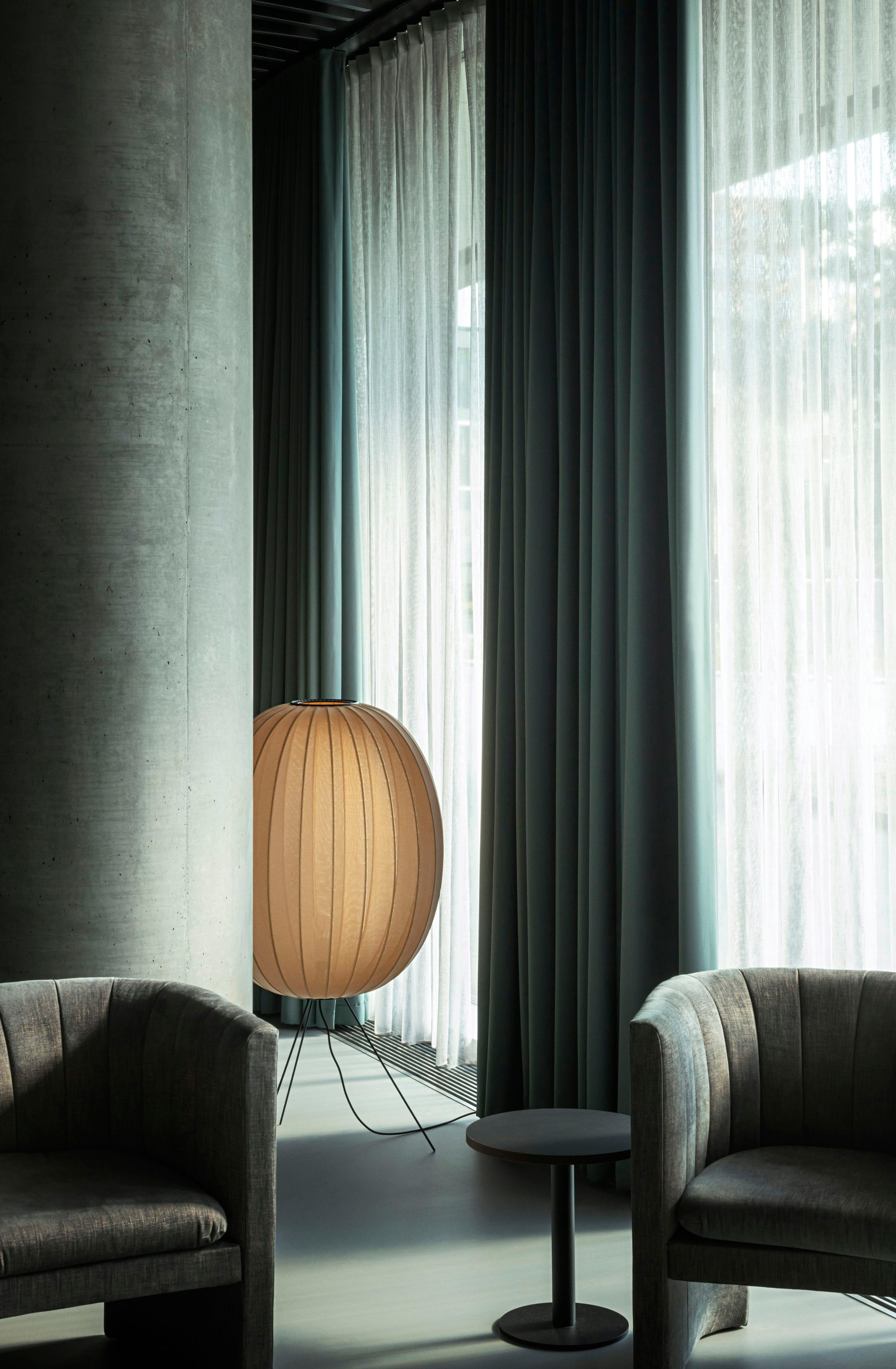 Vloerlamp drievoudig KNIT-WIT grijs