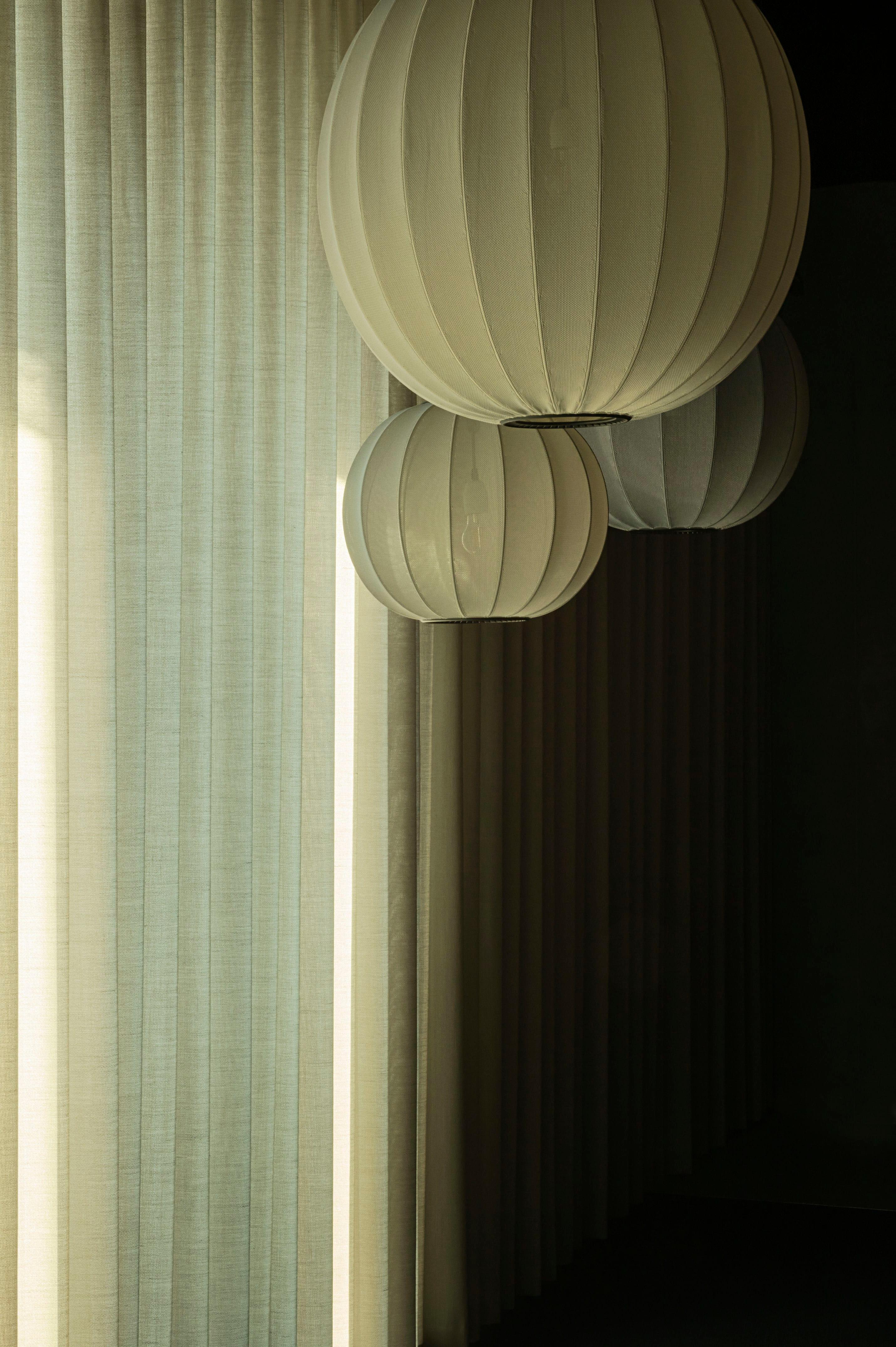 Hanglamp KNIT-WIT ROND parelmoer