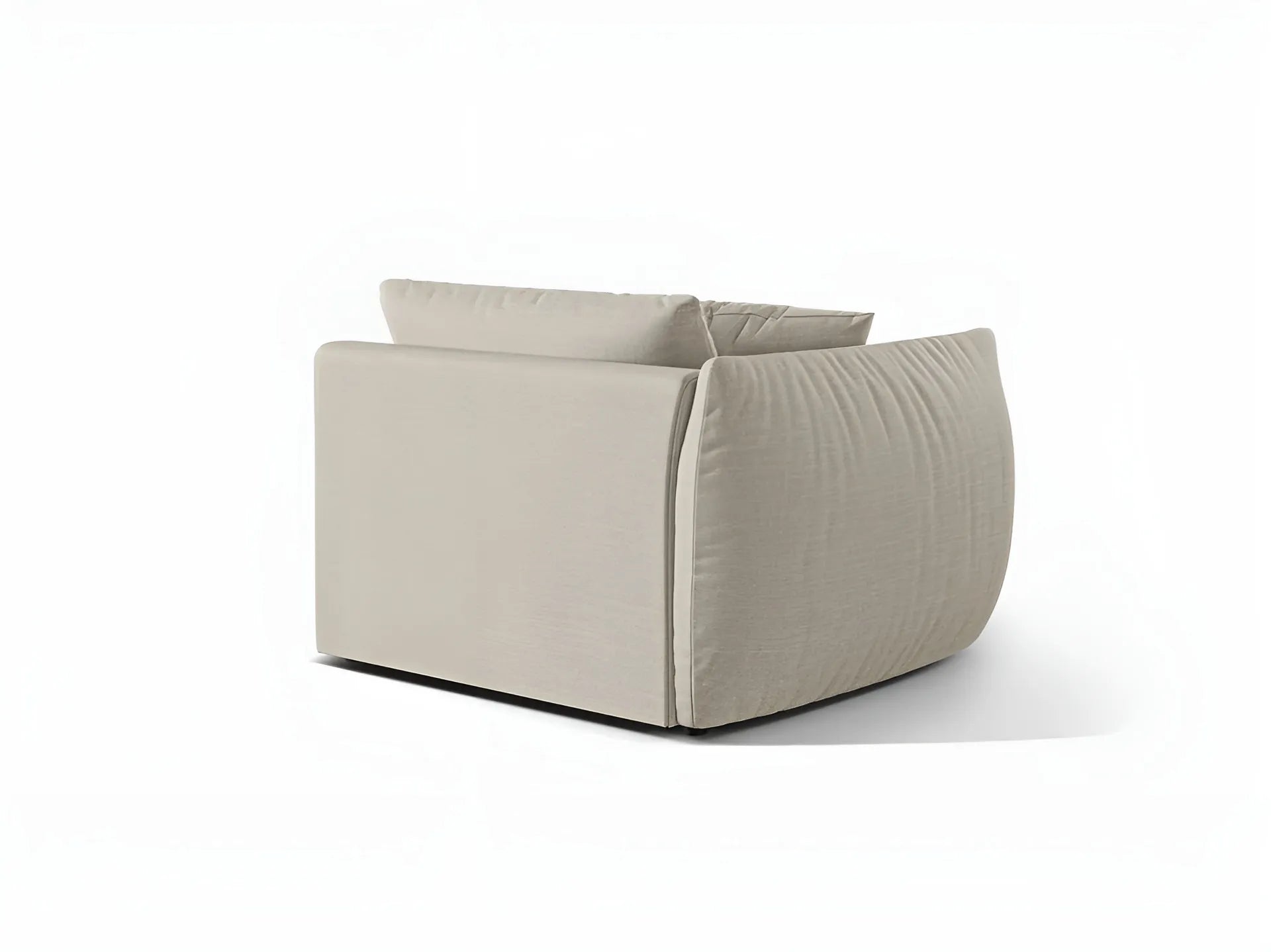 CHRIS modular sofa - wide left element cream chenille