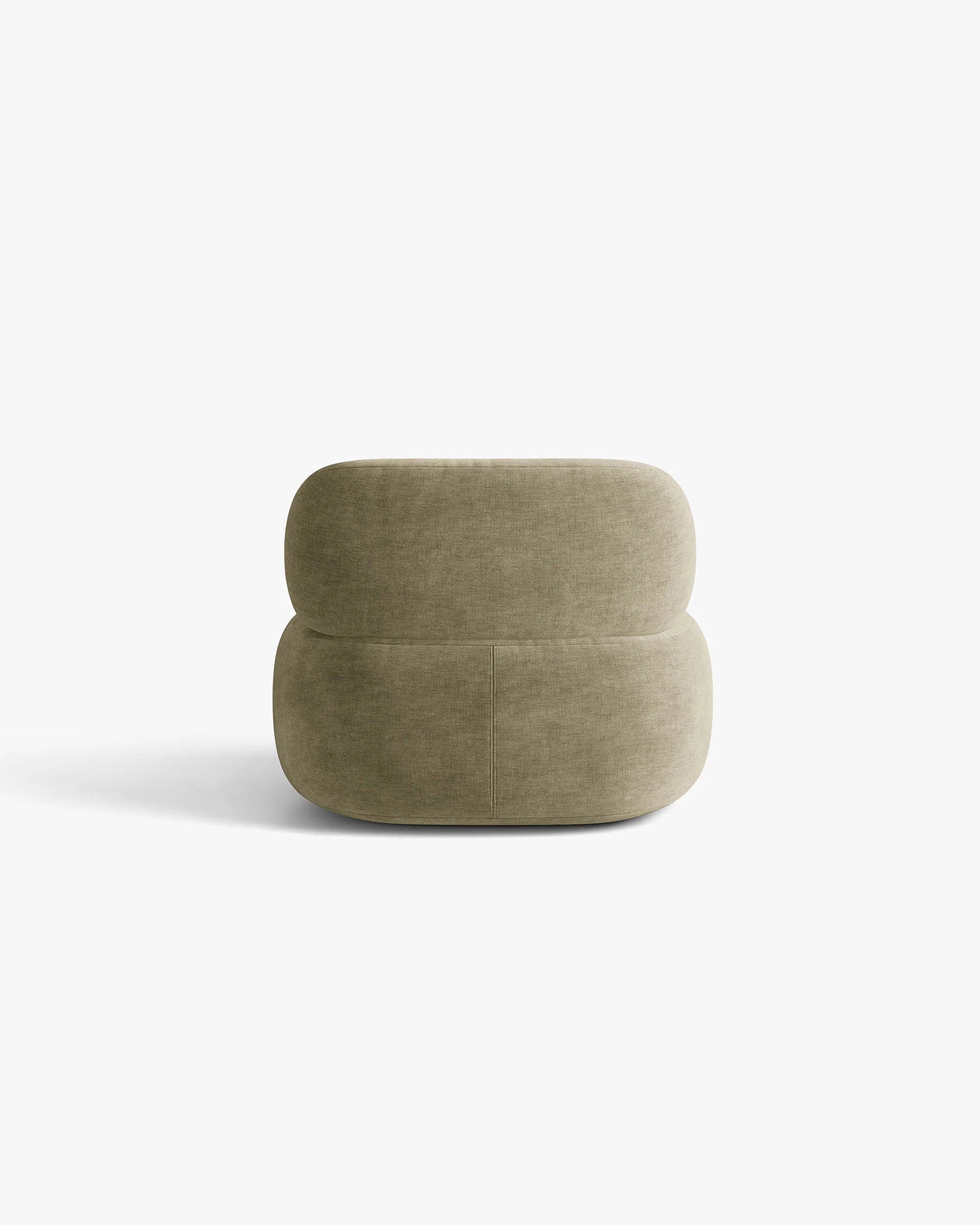 Fauteuil AURA lichtolijfkleurig chenille