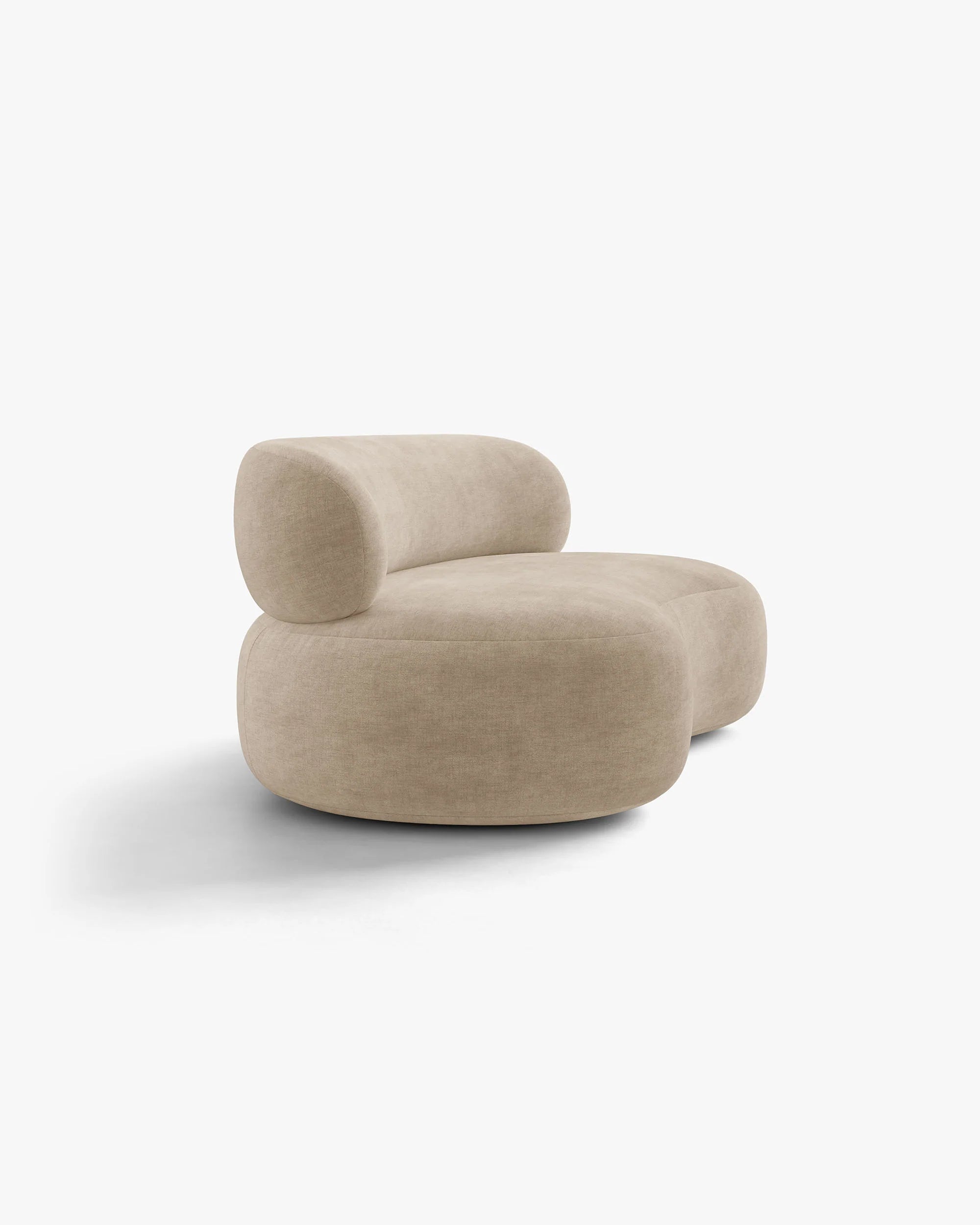 Sofa 3-zits AURA beige chenille