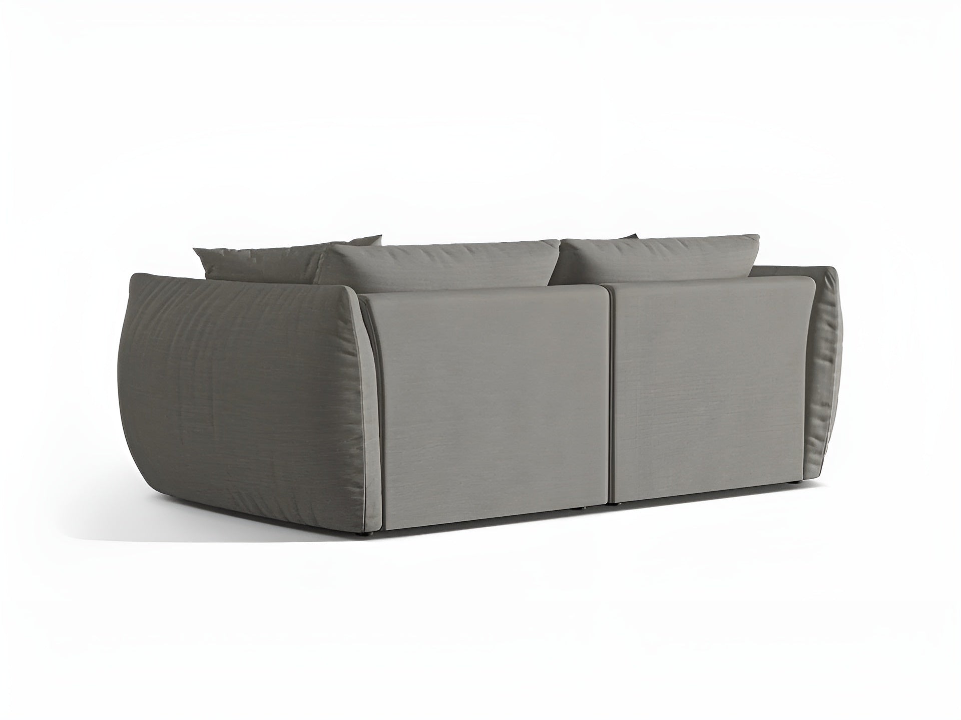 Sofa 3-Sitzer CHRIS dunkelgrau Chenille