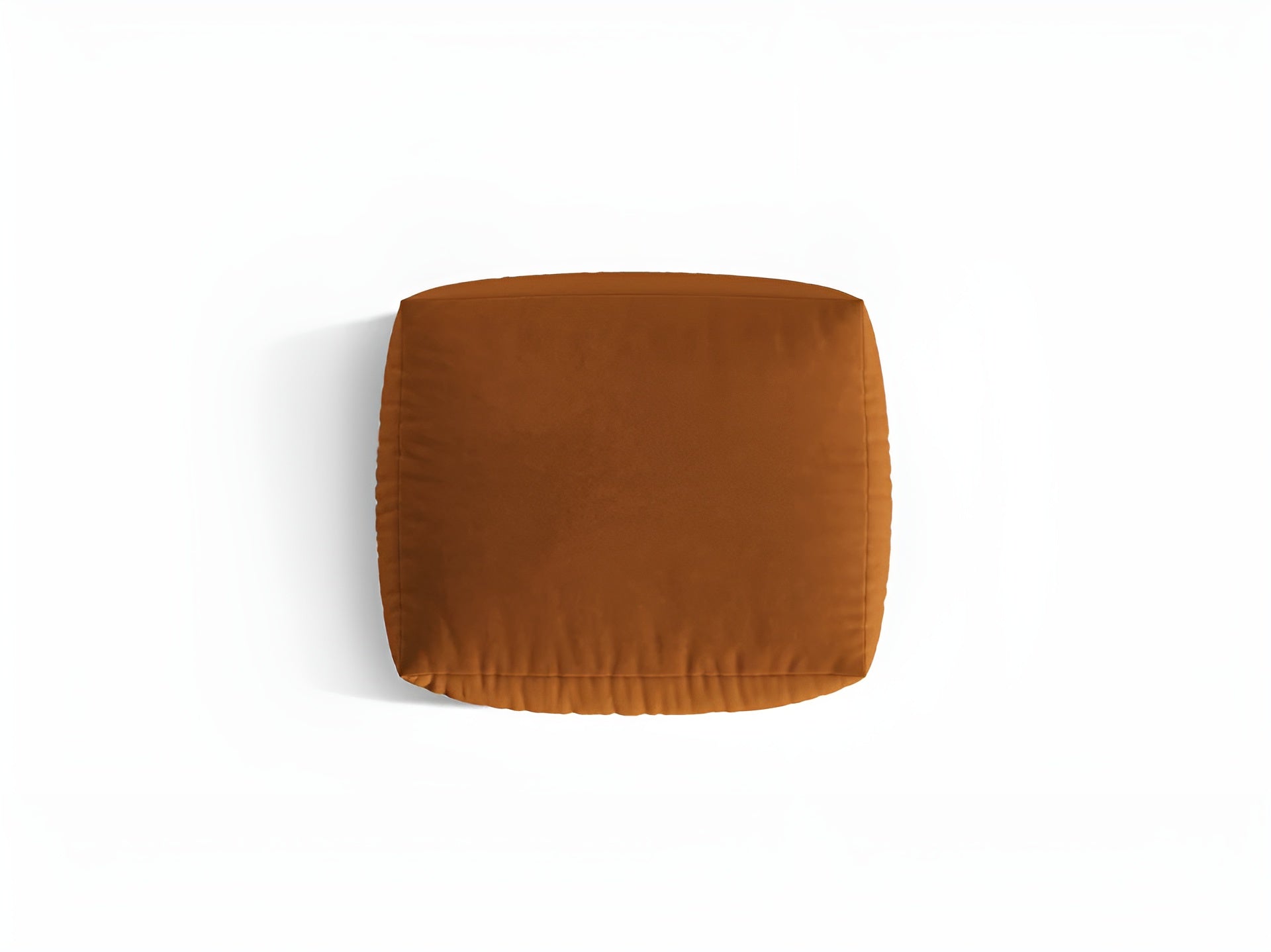 Puf aksamitny CHRIS terracotta – welur
