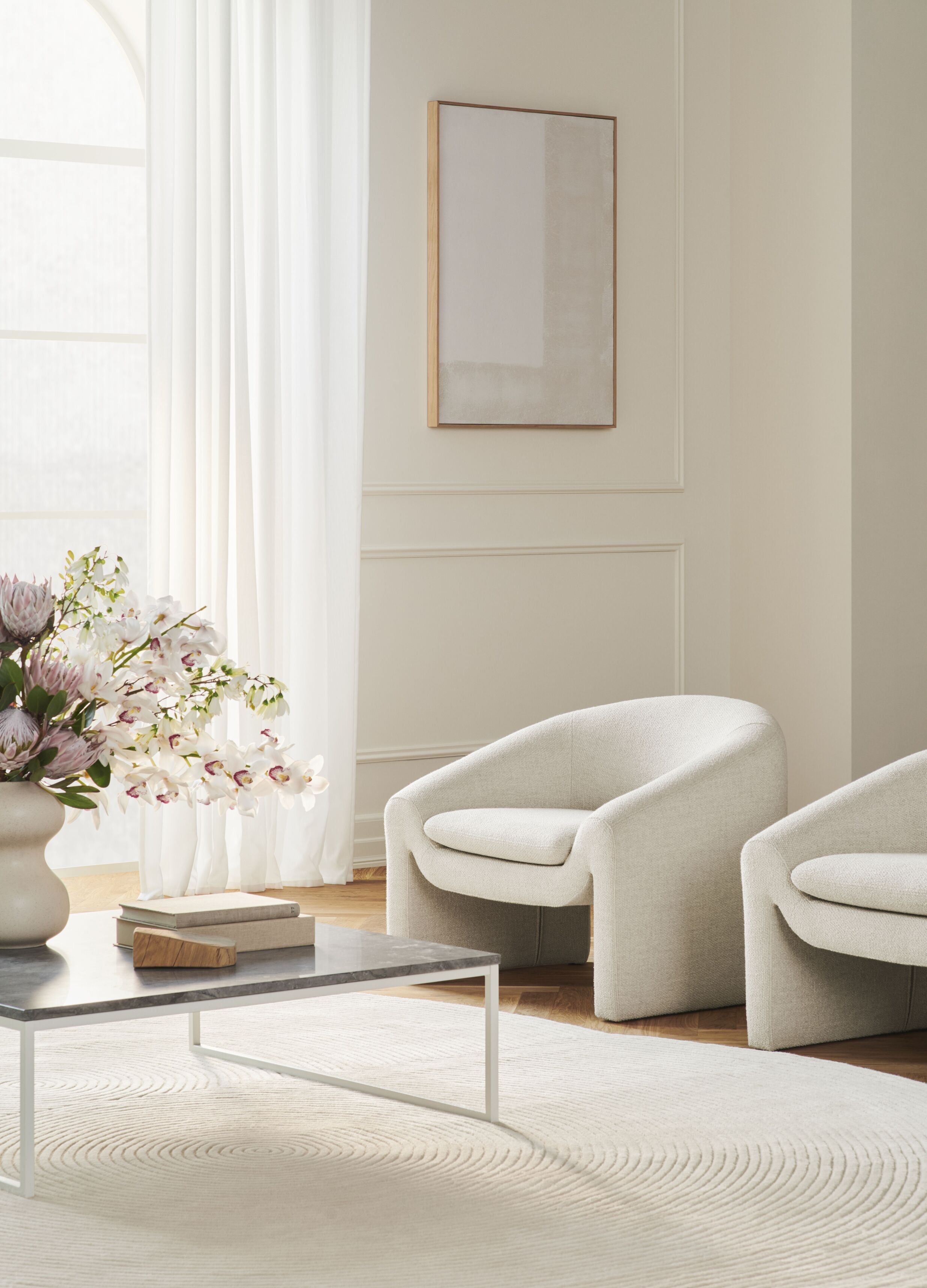 Gestoffeerde fauteuil MIELO