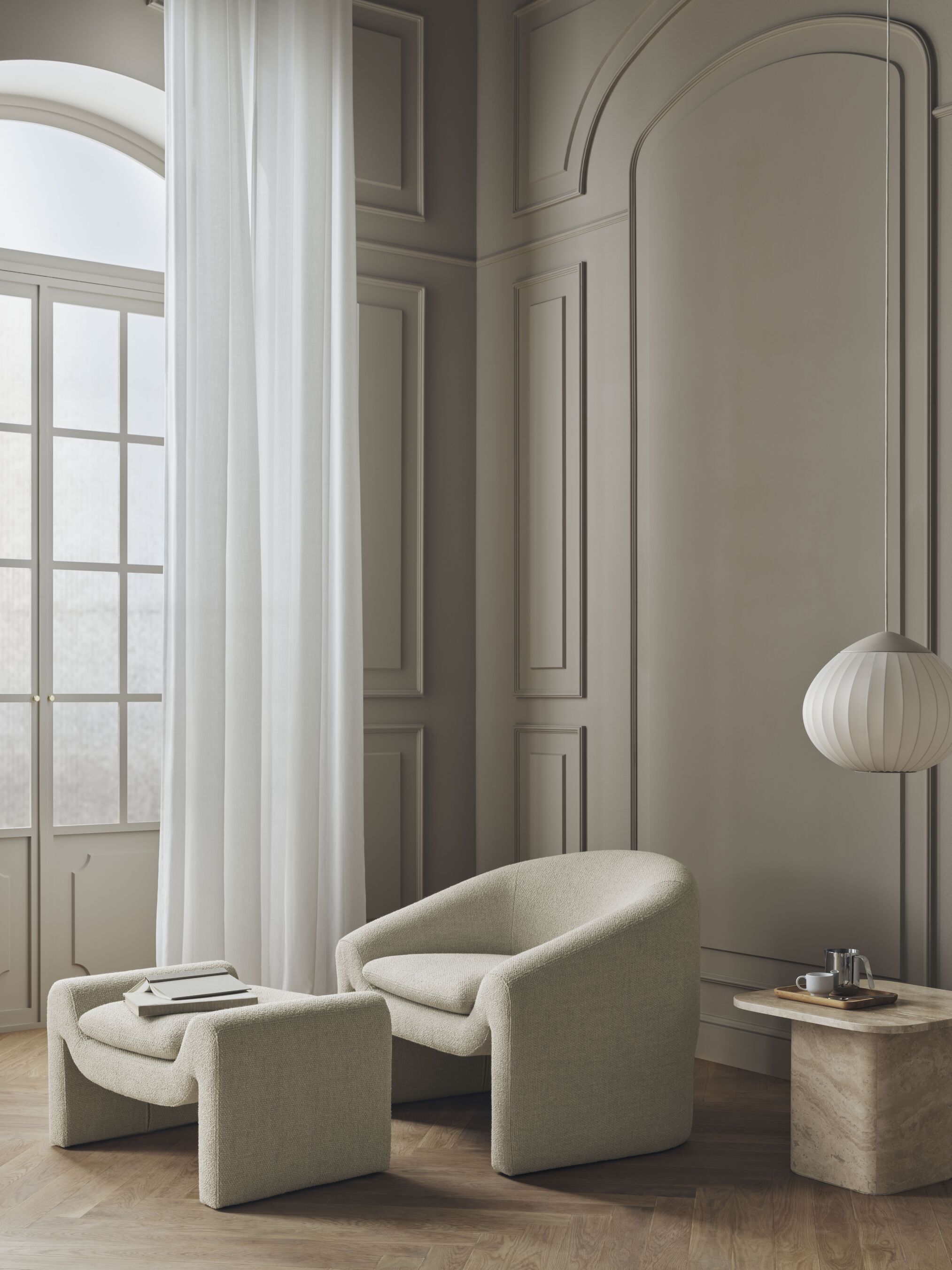 Gestoffeerde fauteuil MIELO