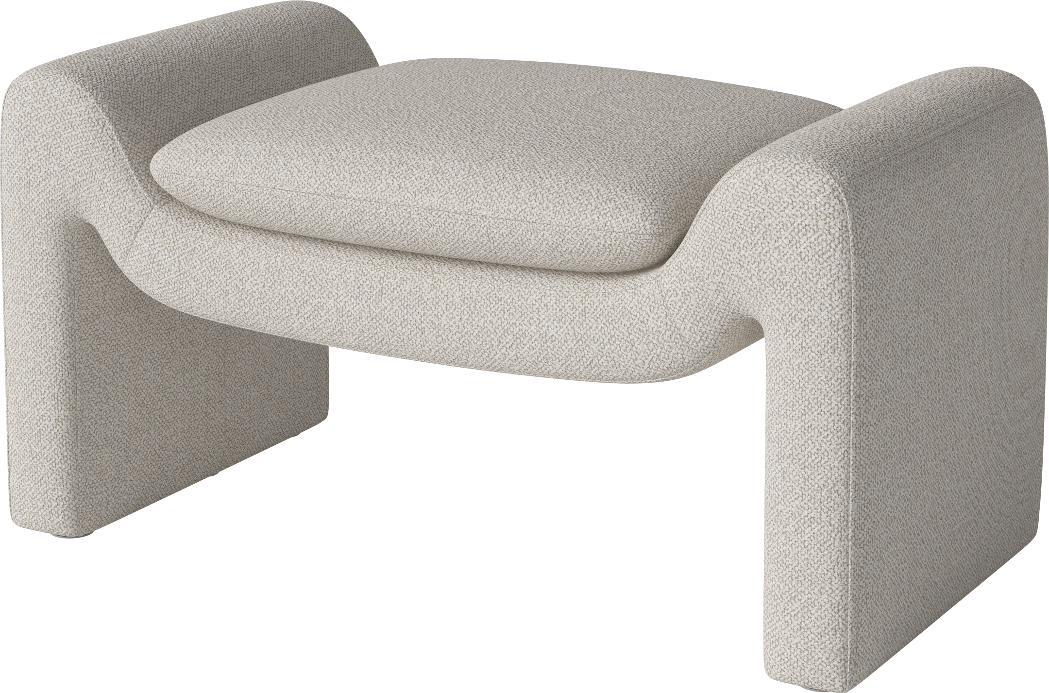 MIELO gestoffeerde voetensteun