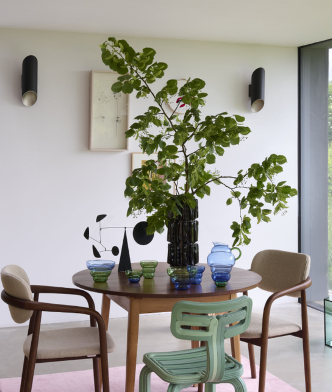 Set van MIZU KIRI mokken donkerblauw