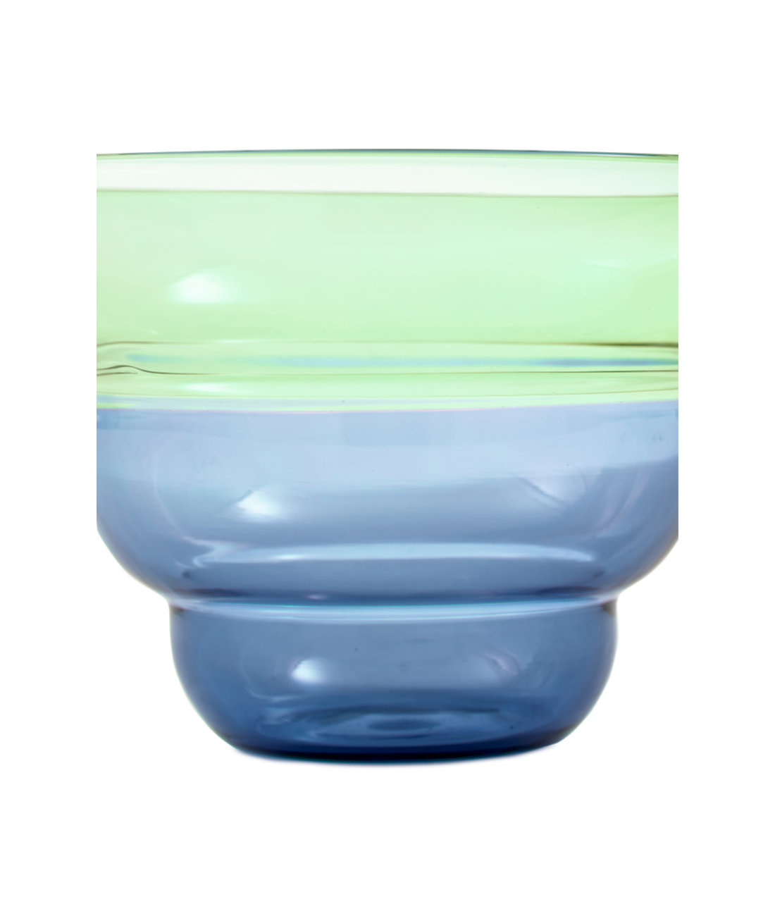 Set van MIZU KIRI kommen blauw met groen