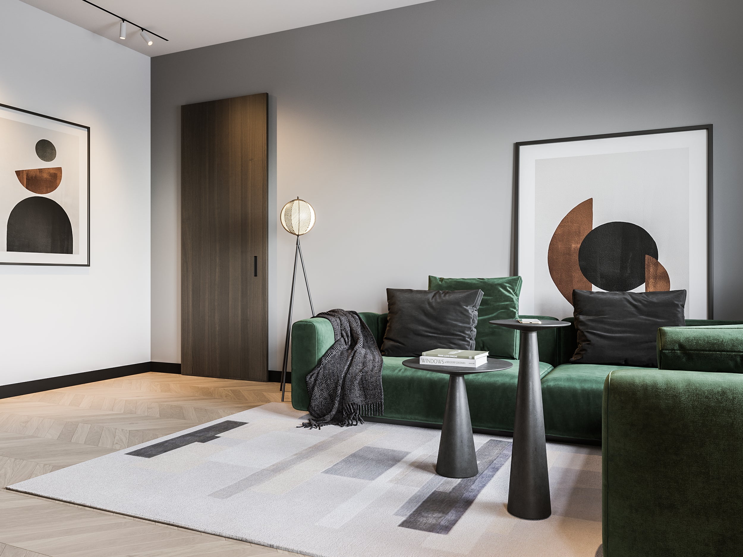 Vloerlamp MONDO zwart