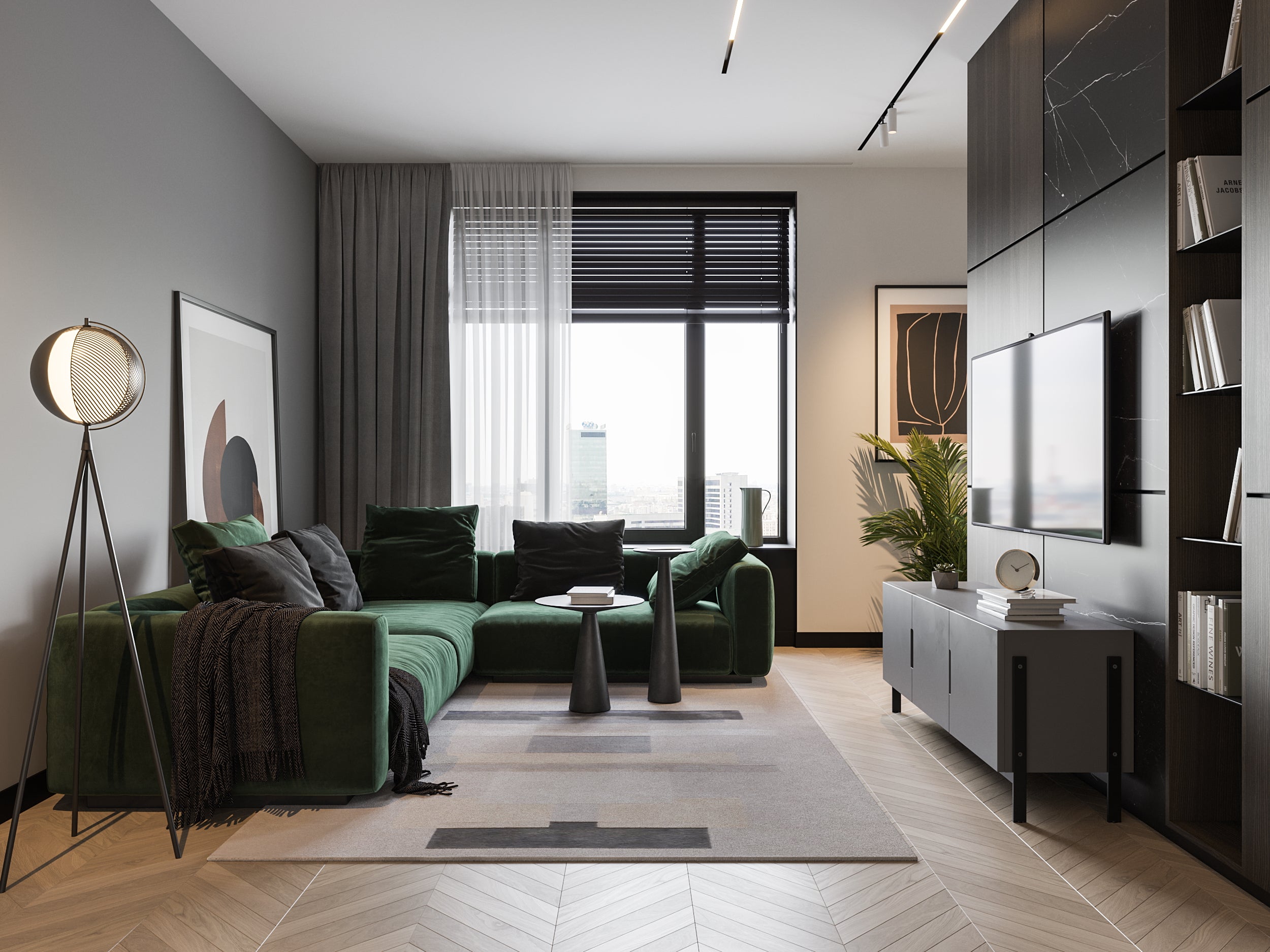 Vloerlamp MONDO zwart
