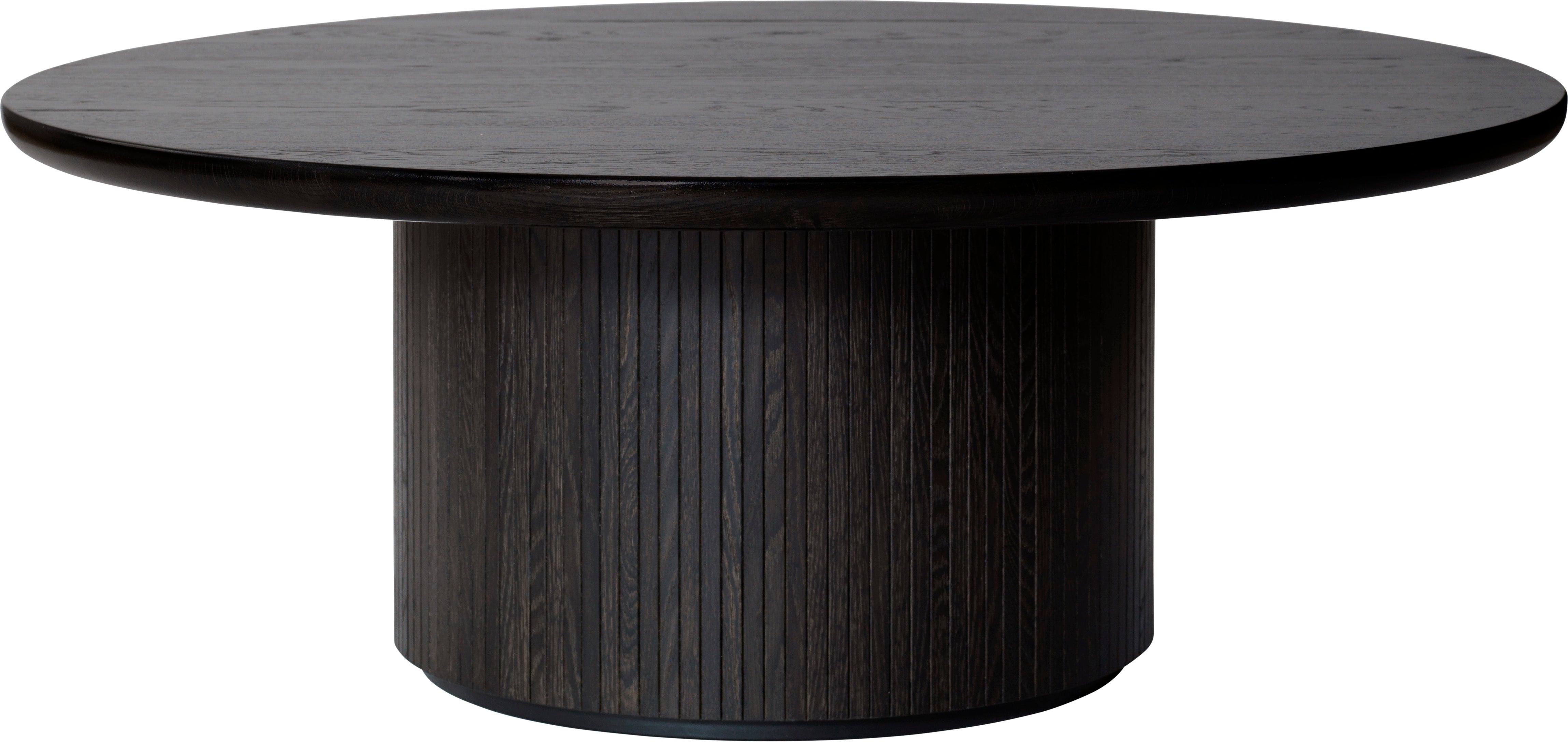 Zwarte MOON salontafel van eikenfineer