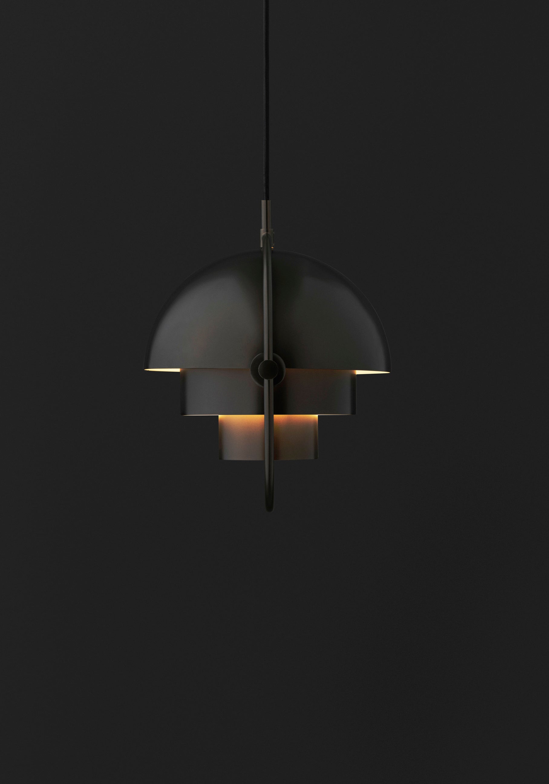 MULTI-LITE Pendelleuchte, schwarz glänzend