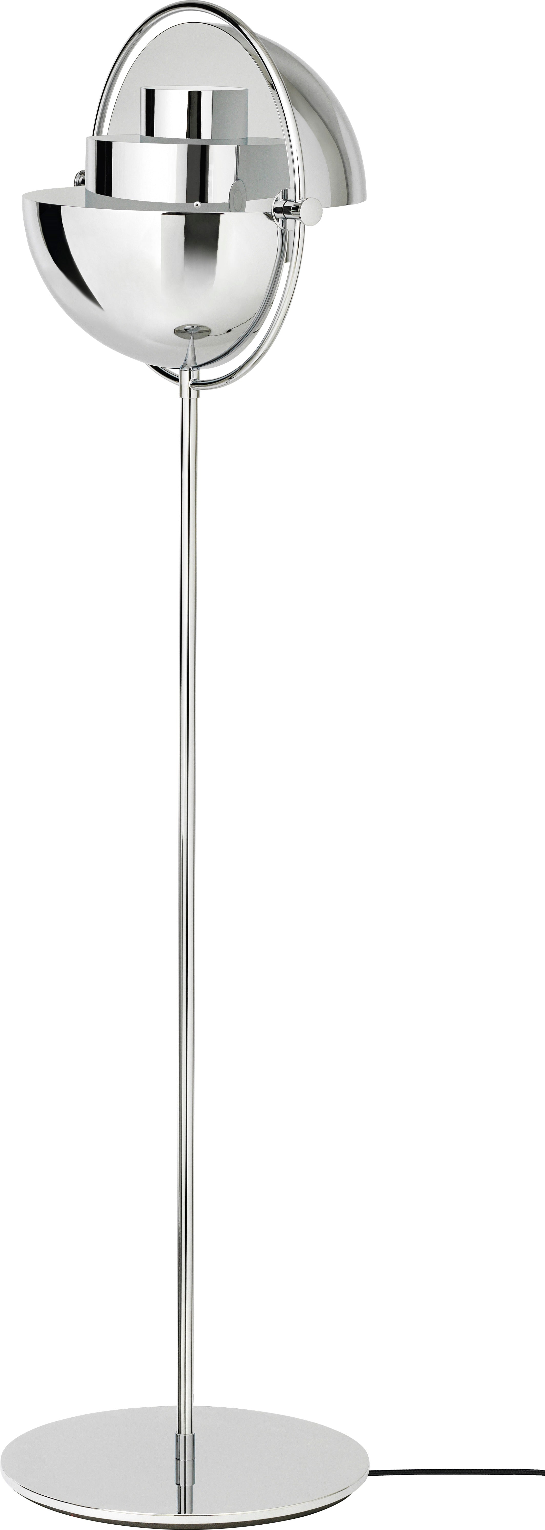 MULTI-LITE chrome floor lamp