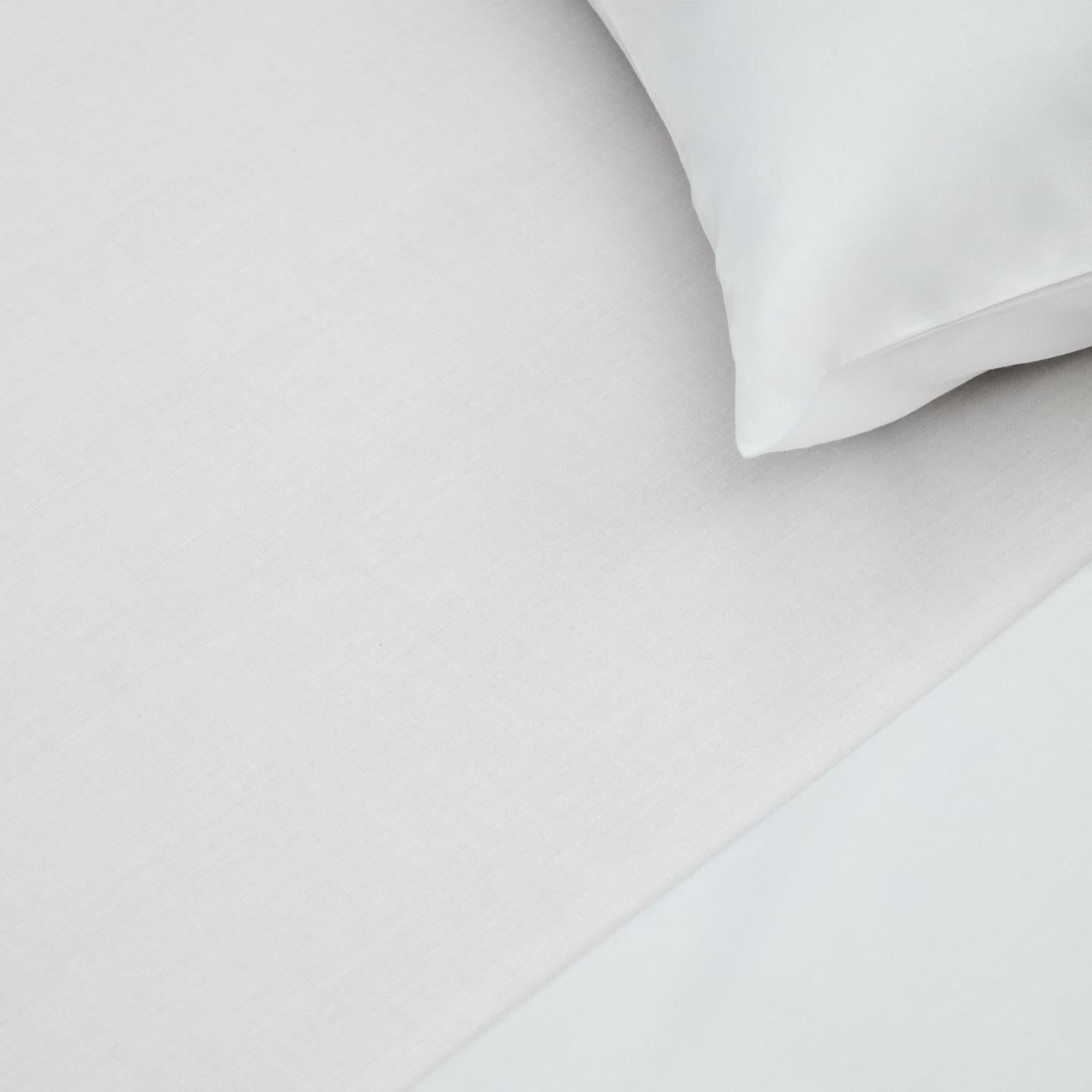Prześcieradło TEIA biała bawełna perkalowa La Forma Eye on Design