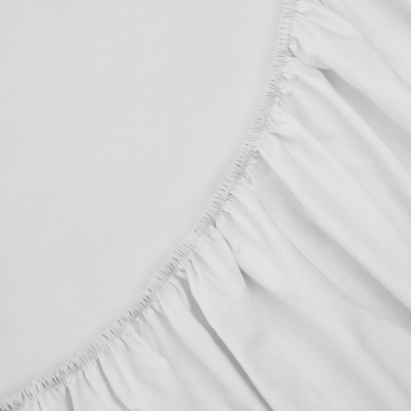Prześcieradło TEIA biała bawełna perkalowa La Forma Eye on Design
