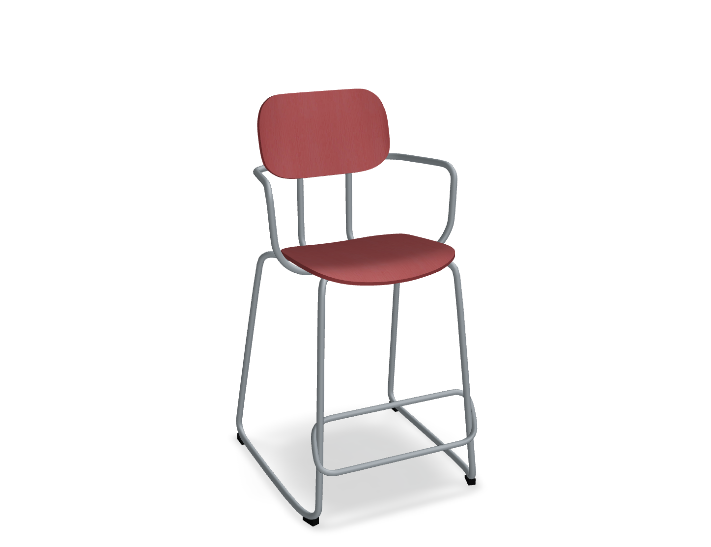 Hoker NEW SCHOOL ciemnoszara podstawa – styl nowoczesny