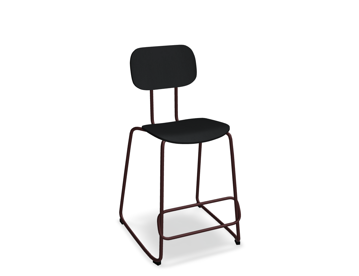Hoker NEW SCHOOL bordowa podstawa – metal, .mdd