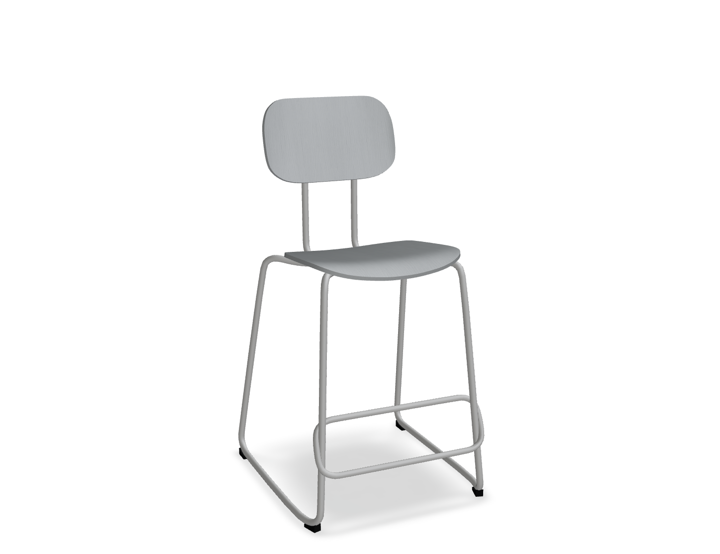 Hoker NEW SCHOOL jasnoszara podstawa – styl nowoczesny