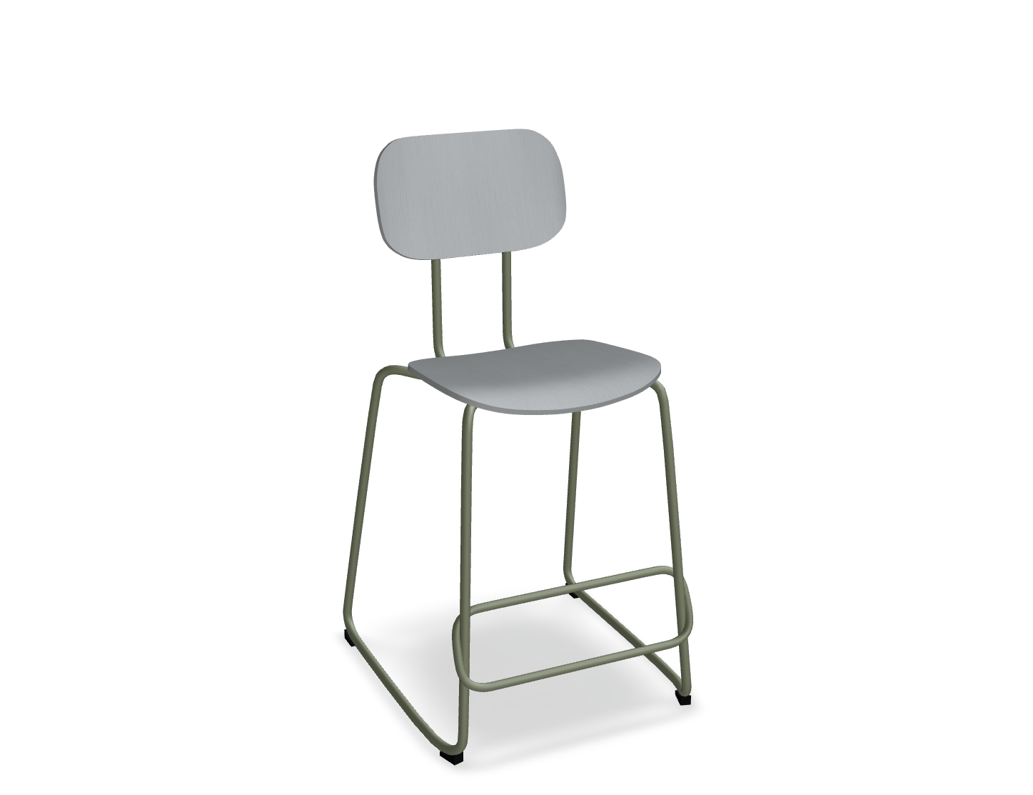 Hoker NEW SCHOOL oliwkowa podstawa do kuchni – styl nowoczesny