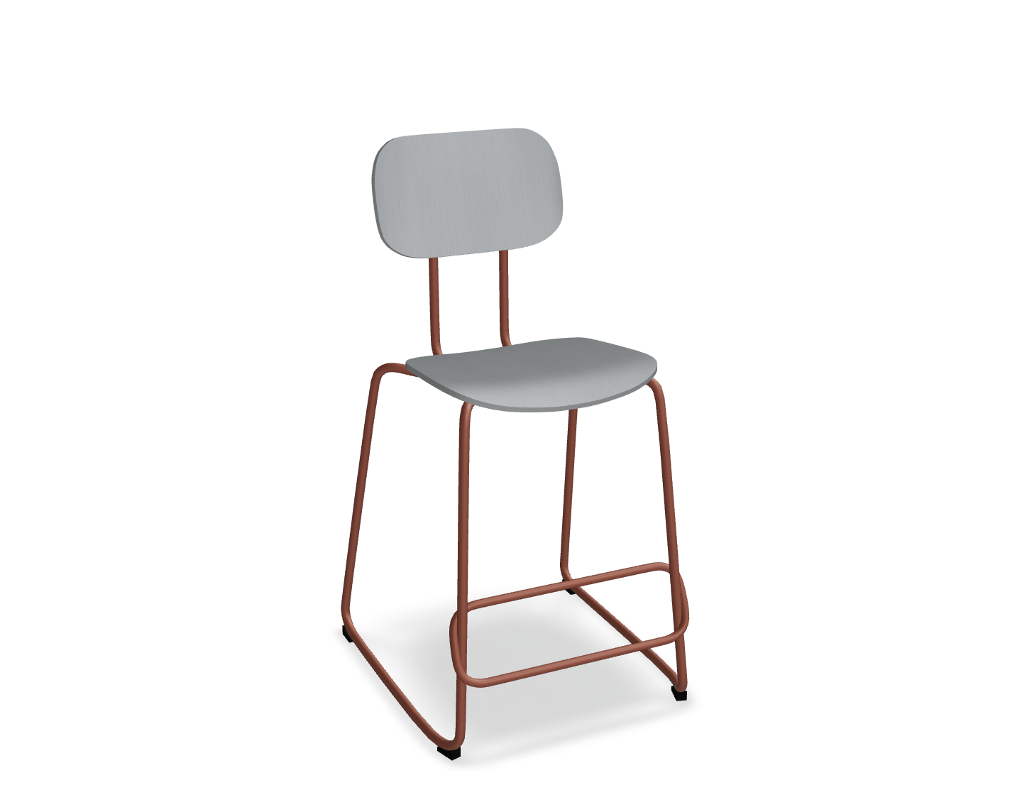 Hoker NEW SCHOOL ceglasta podstawa do kuchni – styl nowoczesny