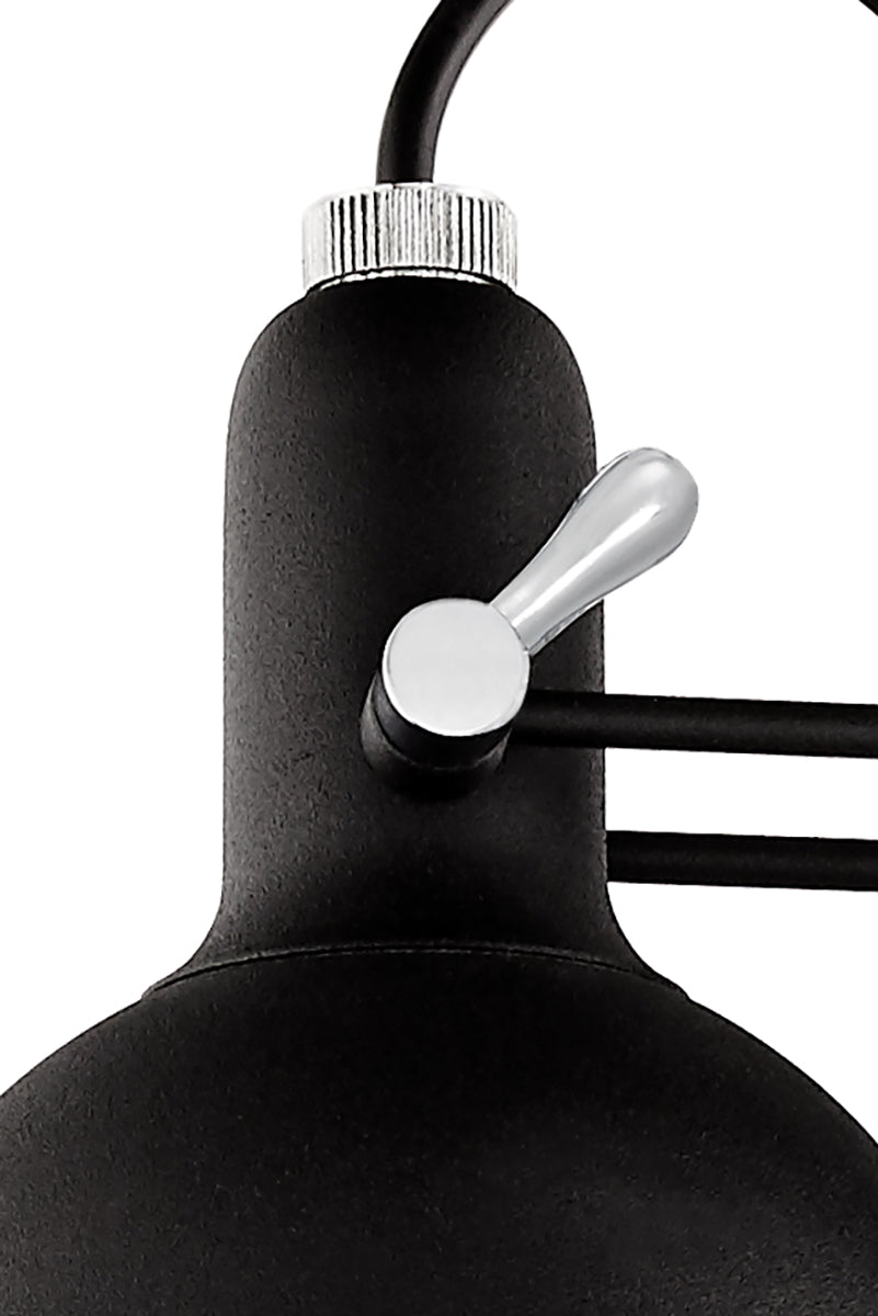 Wandlamp NAUTILIUS zwart