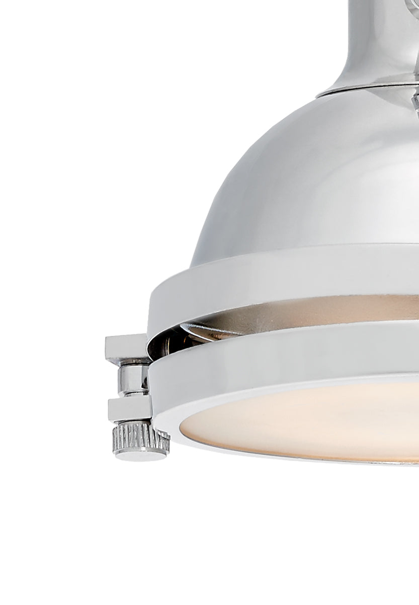 Wandleuchte NAUTILIUS chrom