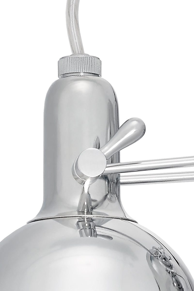 Wandleuchte NAUTILIUS chrom