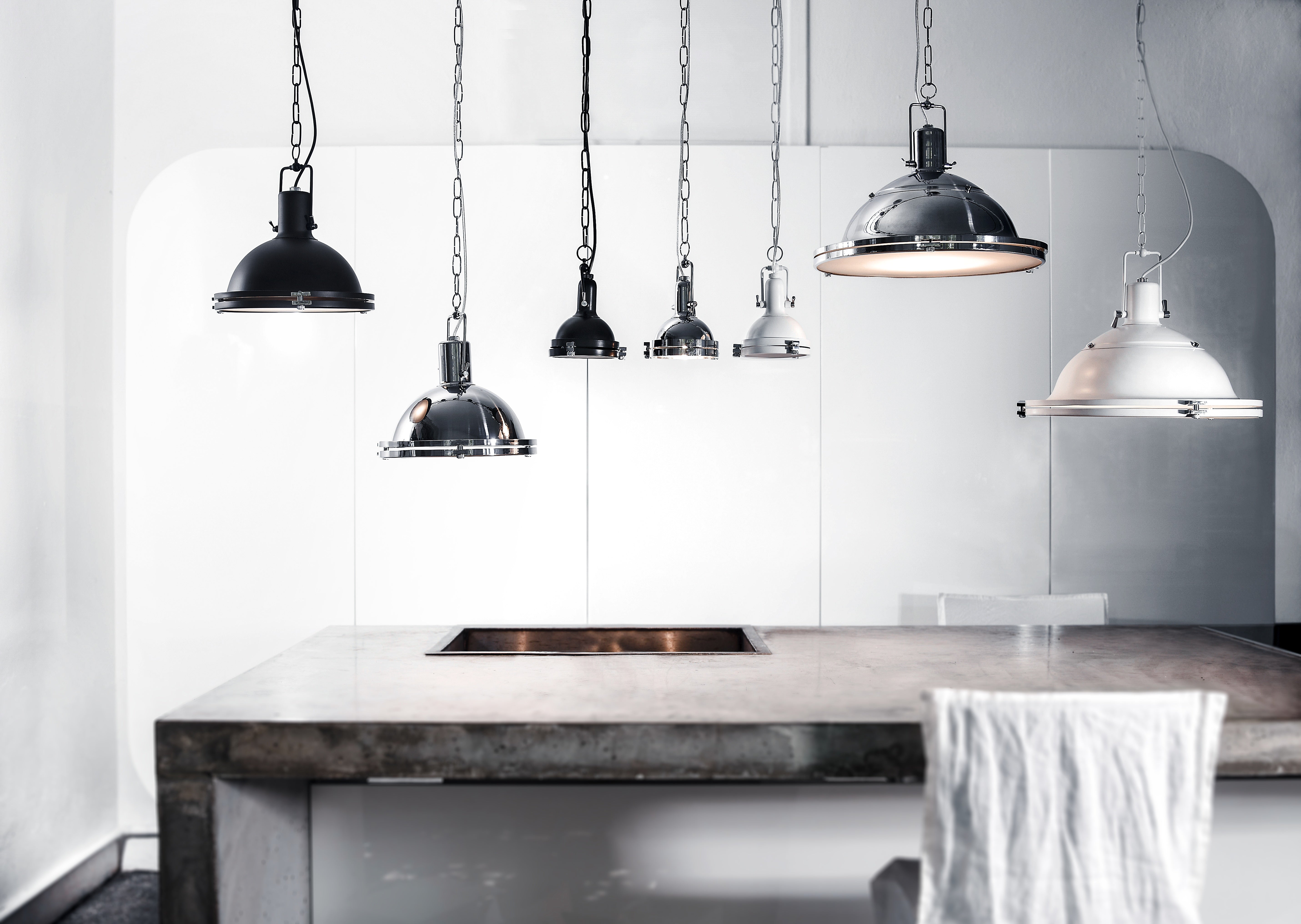 Hanglamp NAUTILIUS zwart
